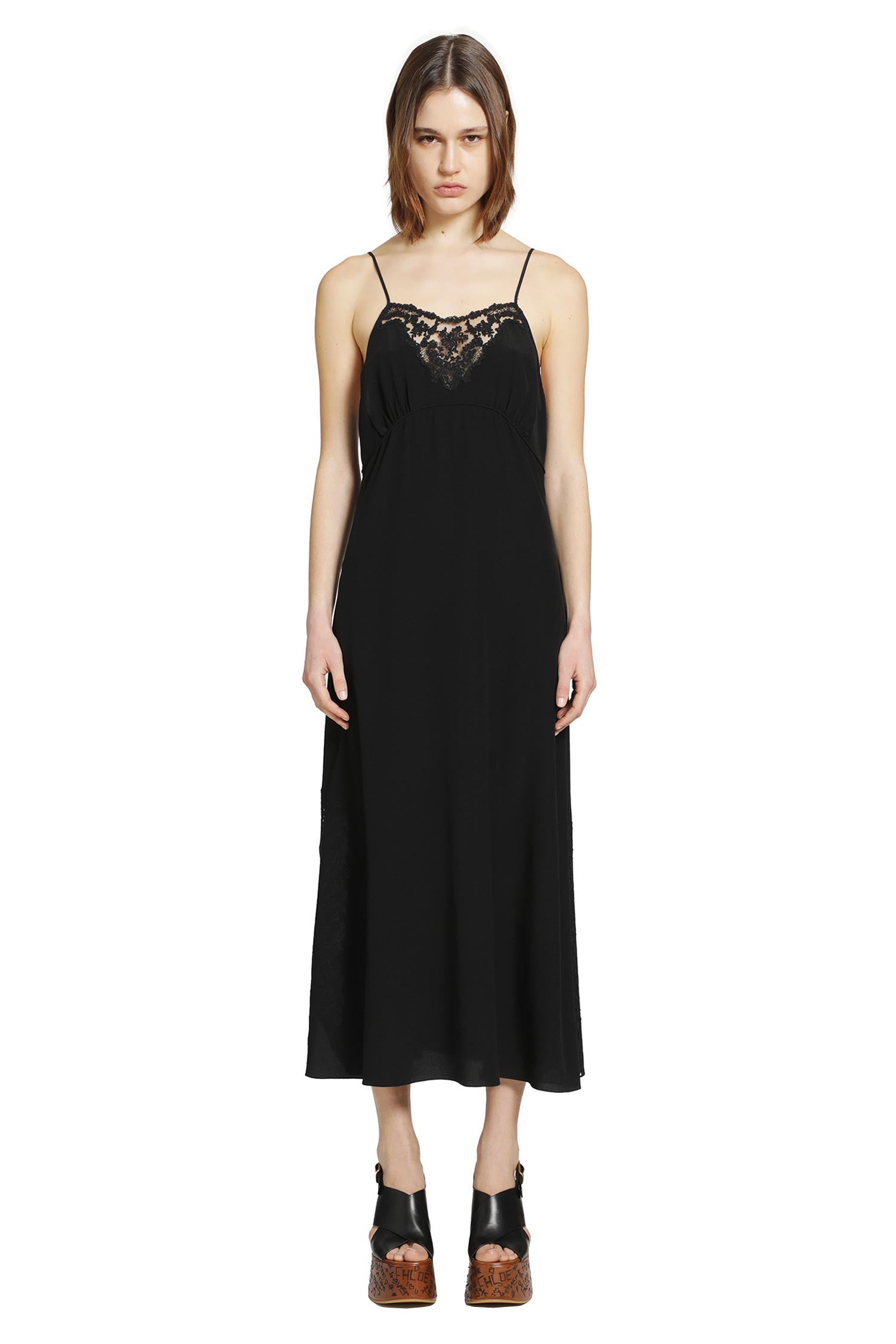 Long Lingerie Dress Chloe оригінал – Купити в Україні – вид ззаду