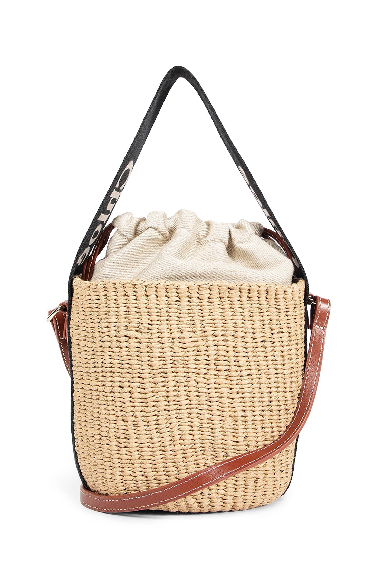 Оригінальна Woody Raffia Bucket Bag Chloe – детальний вид