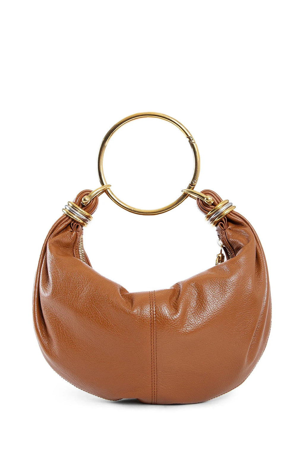 Small Bracelet Bag In Grained Leather Chloe – Гарантія оригінальності – детальний вид