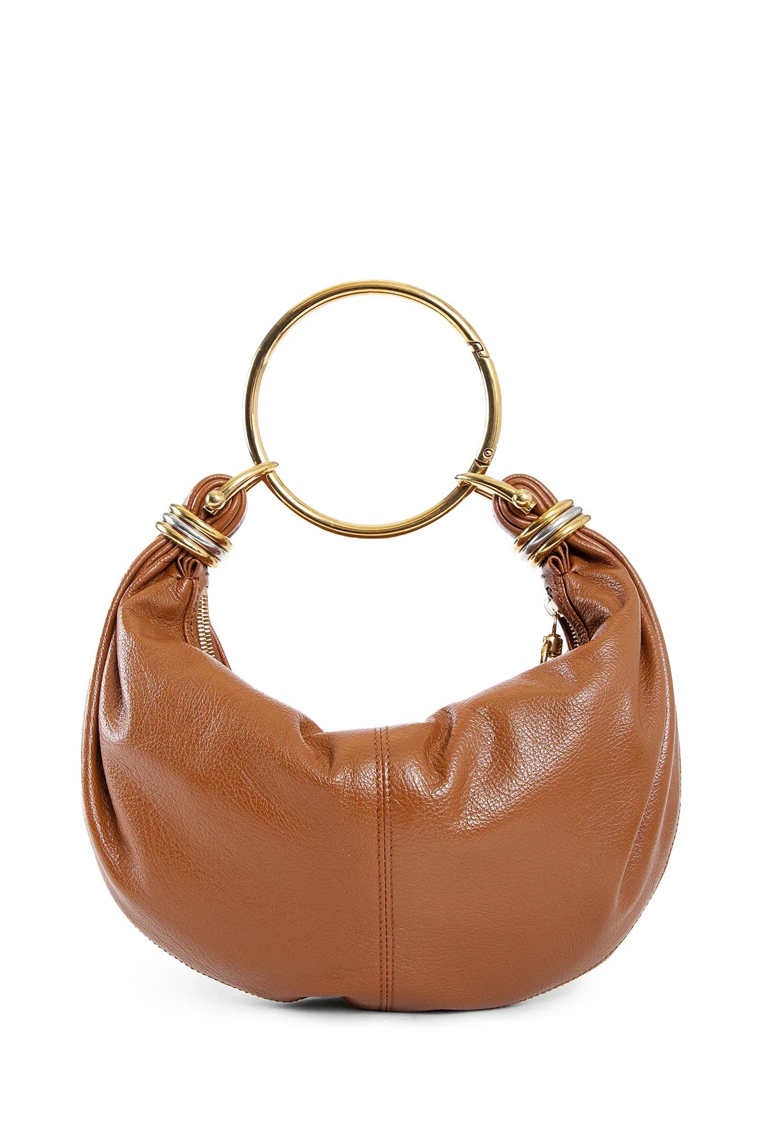 Small Bracelet Bag In Grained Leather Chloe – Гарантія оригінальності – детальний вид