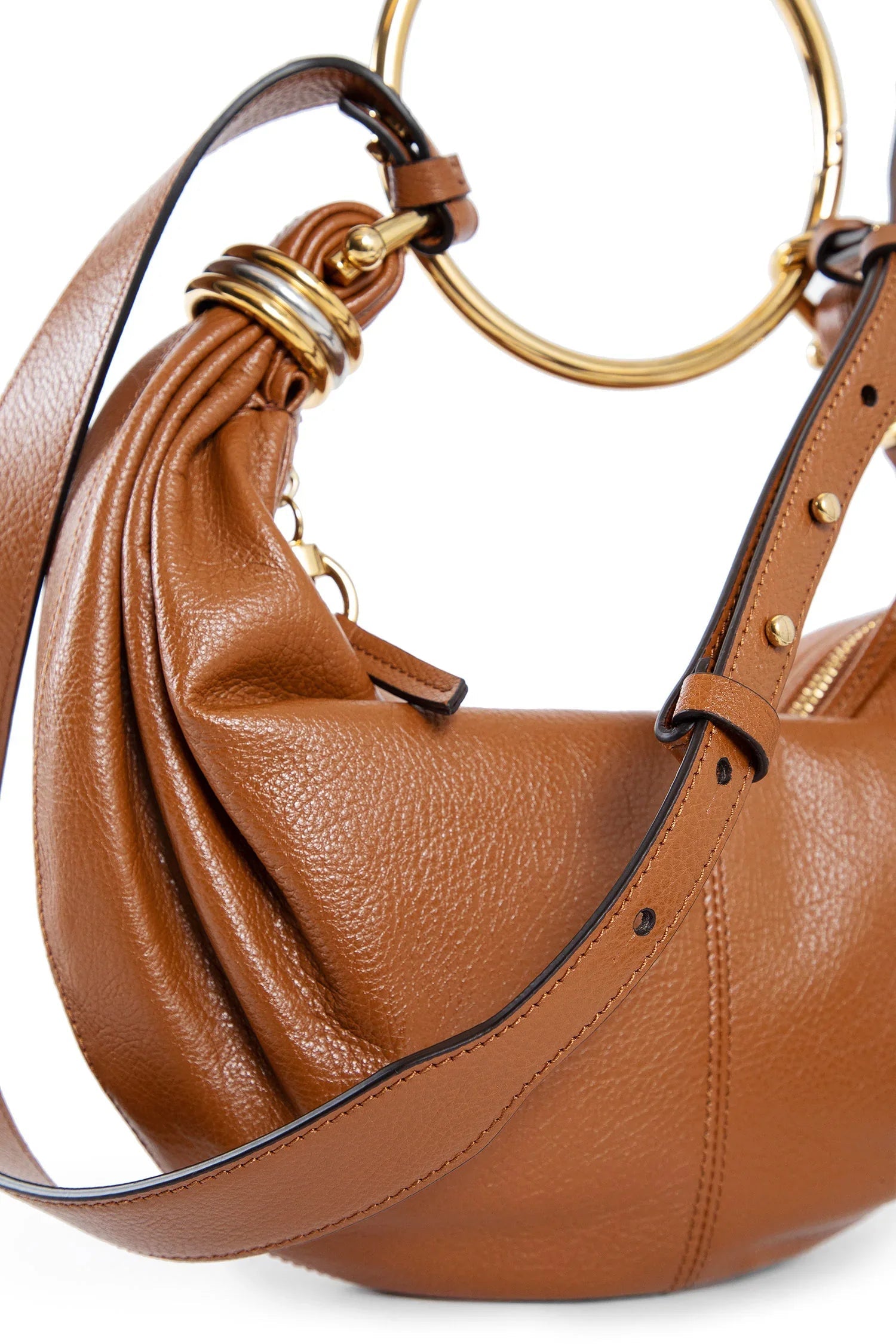 Small Bracelet Bag In Grained Leather Chloe – Гарантія оригінальності – збільшений вид