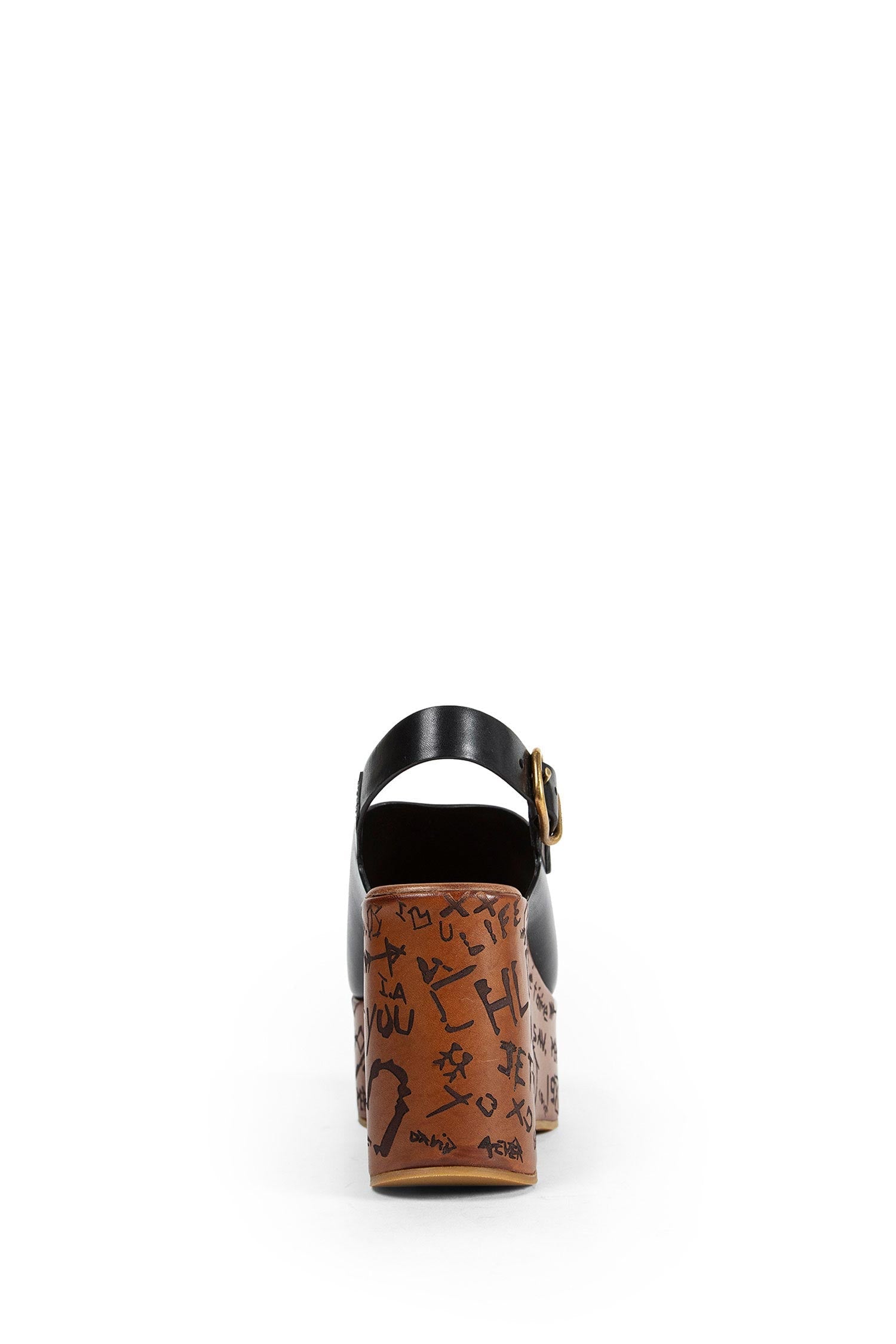 Maxime Leather Wedge Sandals Chloe оригінал – Купити в Україні – детальний вид