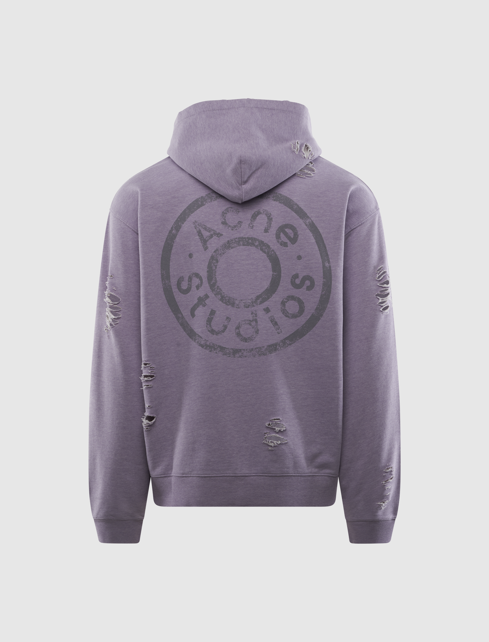 Distressed Logo Zip Hoodie Acne studios оригінал – Купити в Україні – детальний вид