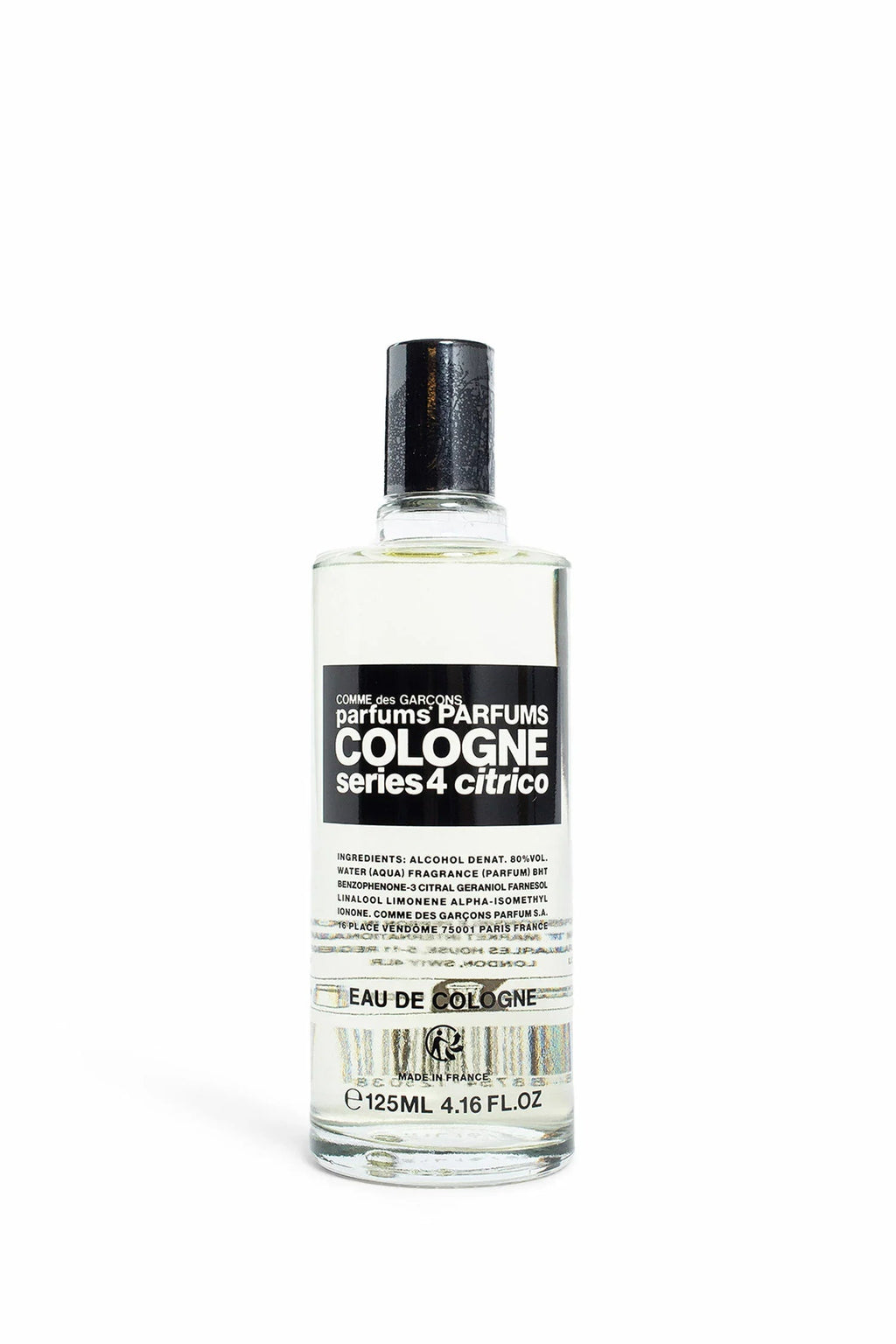 Citrico Eau De Cologne 125ml Comme des garcons – Гарантія оригінальності – боковий вид