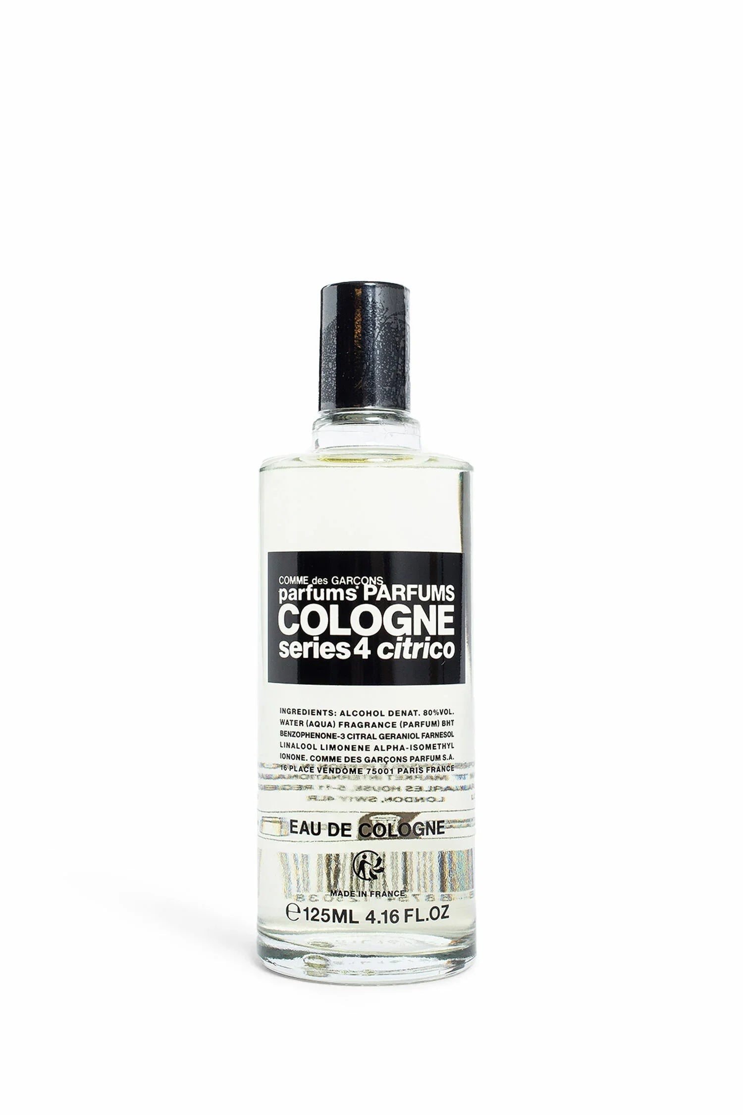 Citrico Eau De Cologne 125ml Comme des garcons – Гарантія оригінальності – боковий вид