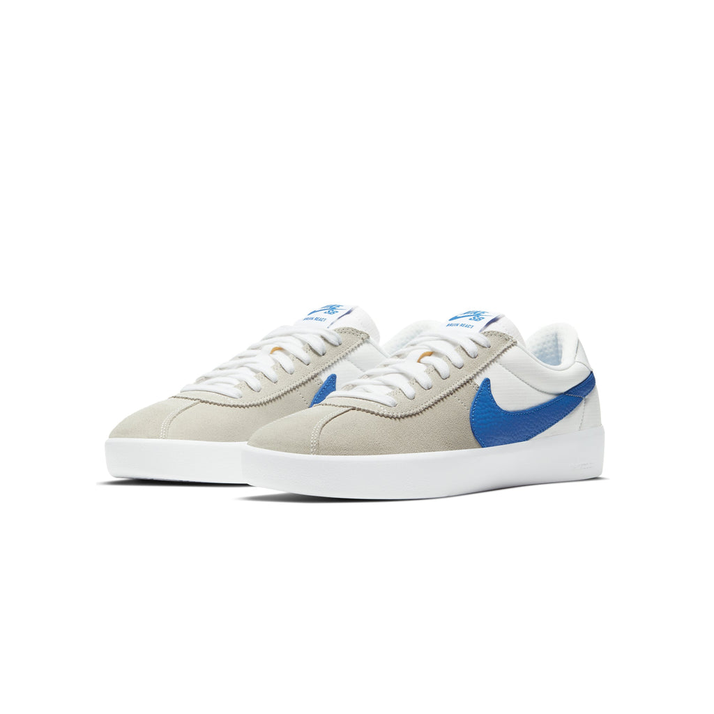 Оригінальна Mens Sb Ruin React Shoes Summit White Signal Blue Nike – вид ззаду