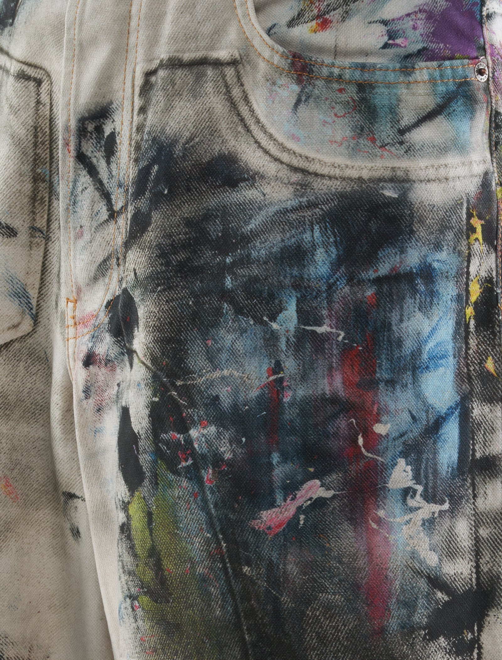 Оригінальна Painted Trouser Acne studios – вид ззаду