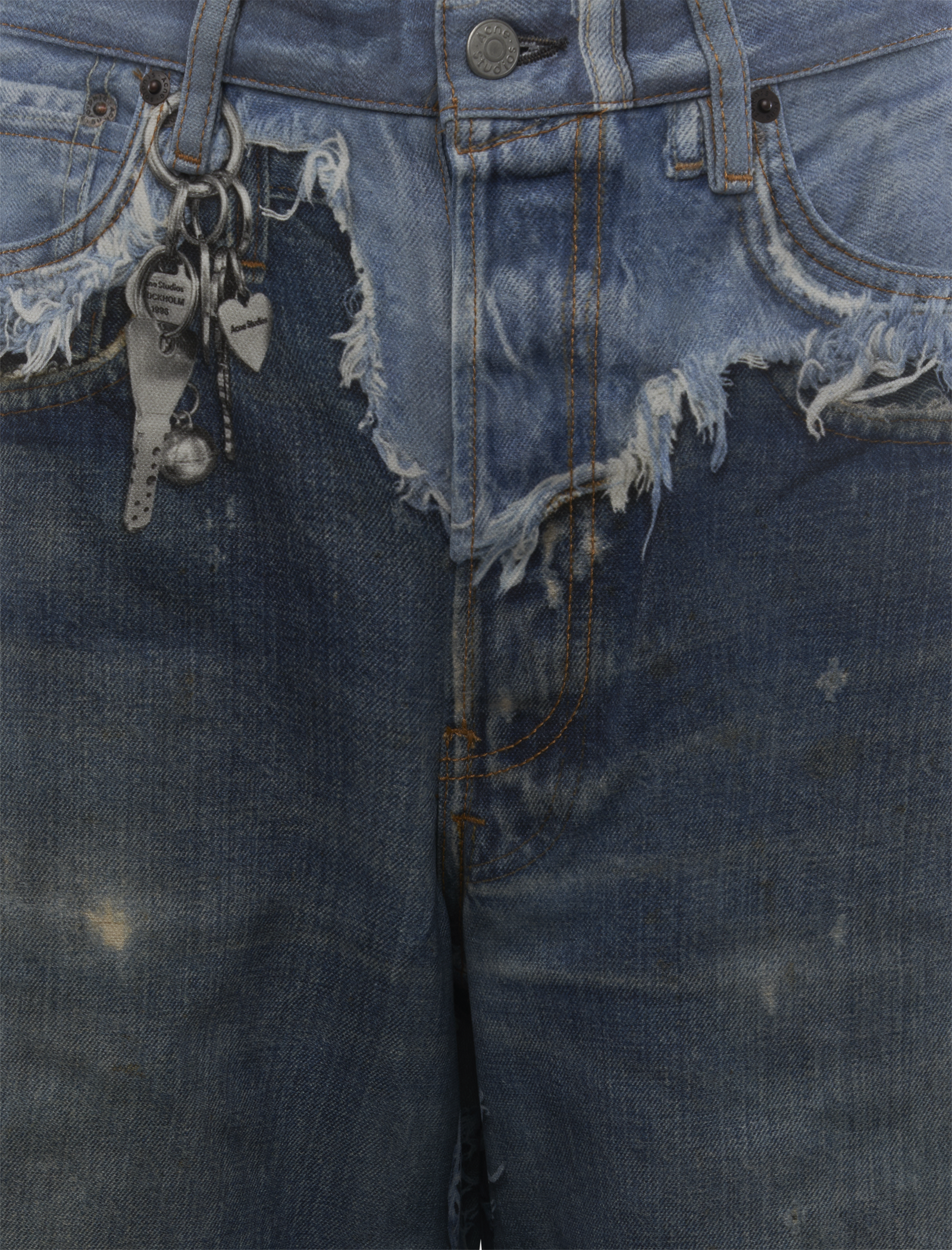 Trompe Loeil Jeans Acne studios – Гарантія оригінальності – вид ззаду