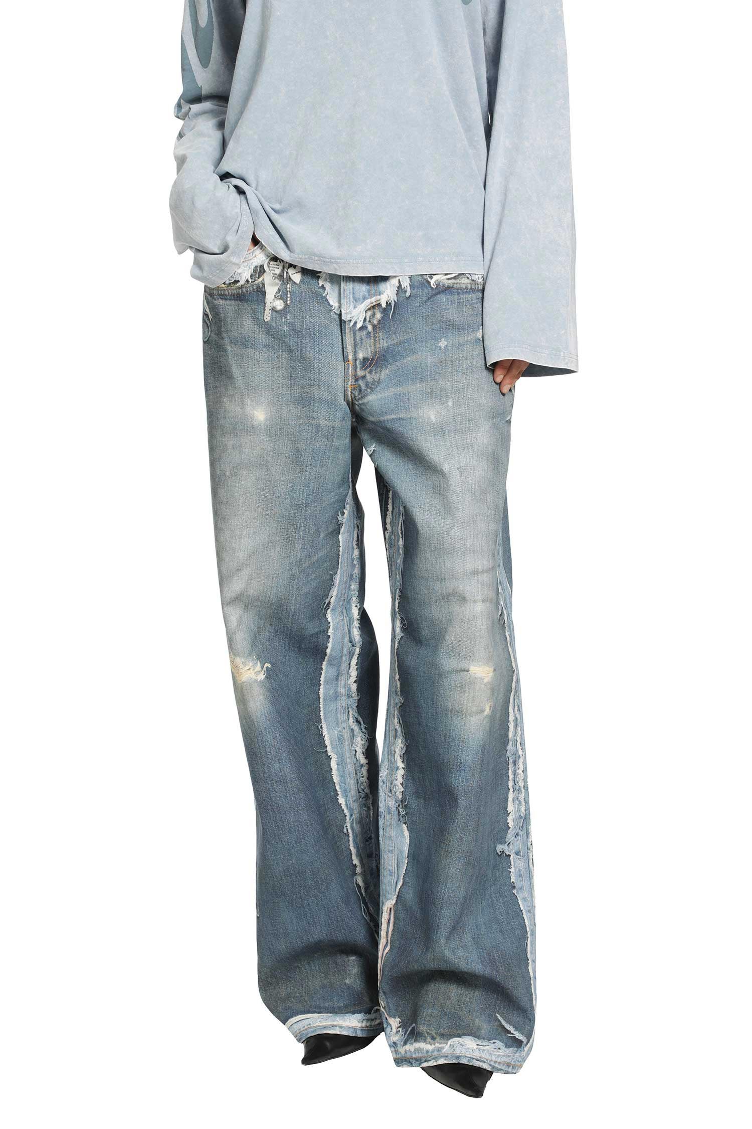 Trompe Loeil Baggy Jeans Acne studios оригінал – Купити в Україні – боковий вид
