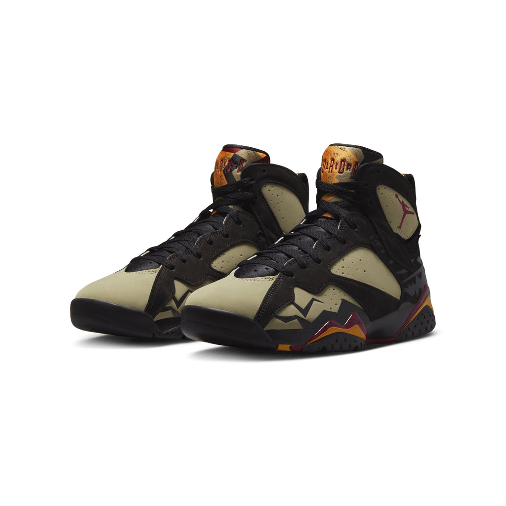 Оригінальна Mens Retro 7 Se Black Olive Shoes Air jordan – вид ззаду