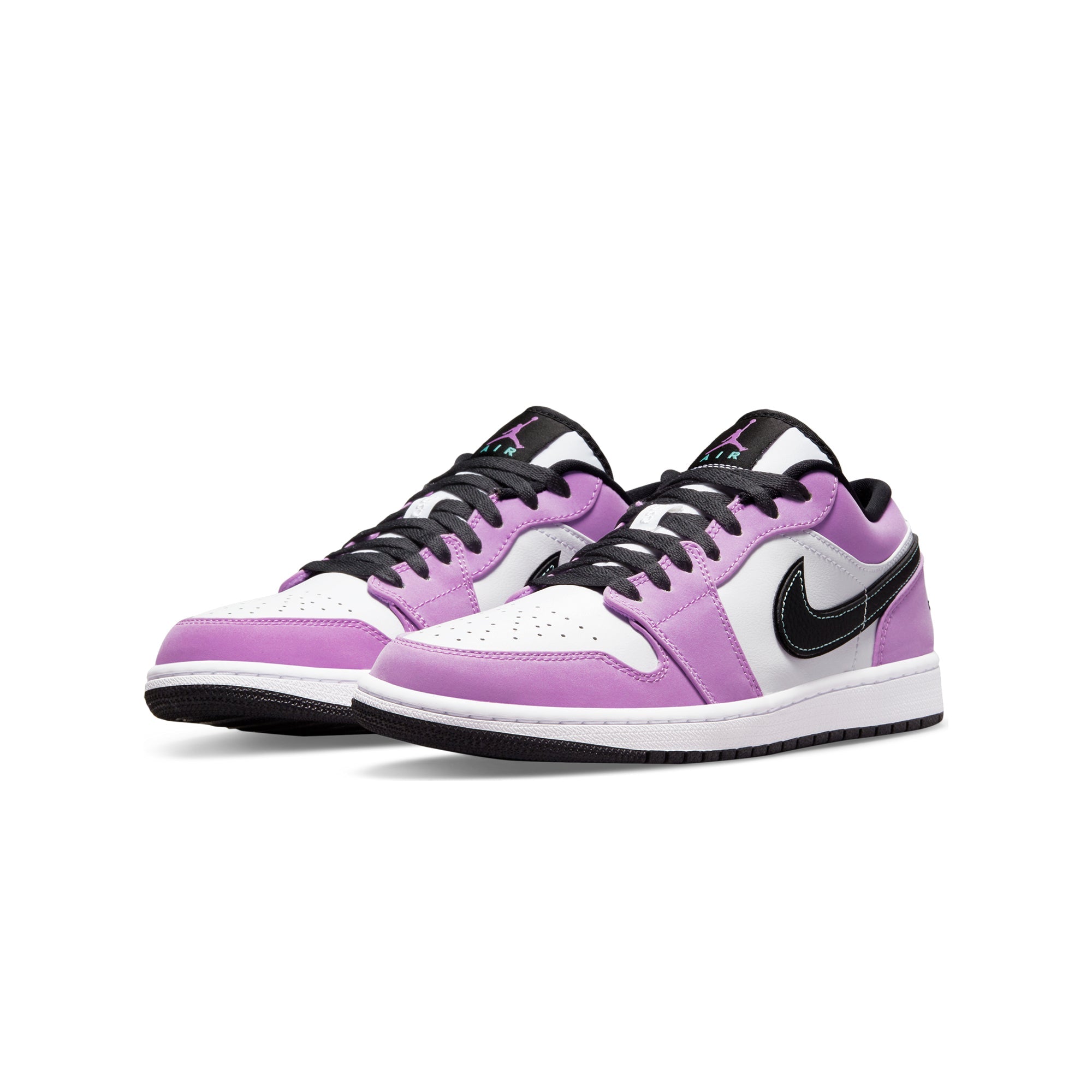 Оригінальна 1 Mens Low Se Shoes Violet Shock Air jordan – вид ззаду