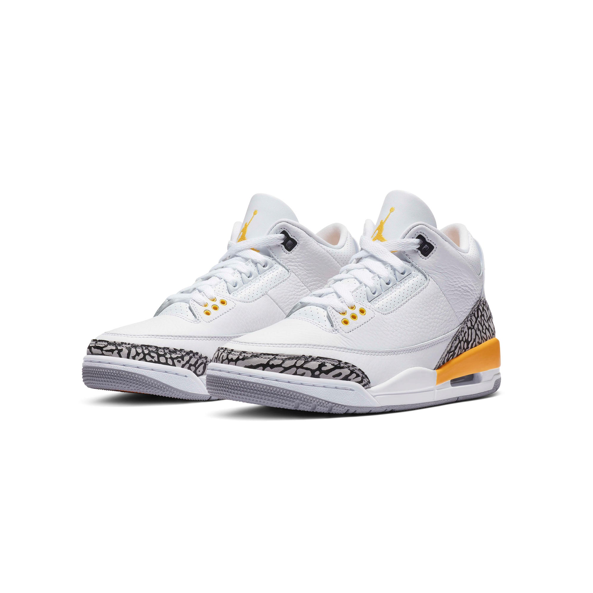 Womens 3 Retro Laser Orange Shoes Air jordan оригінал – Купити в Україні – вид ззаду
