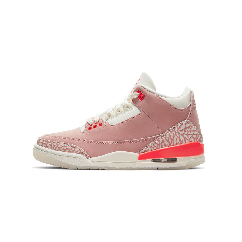 Оригінальна Womens 3 Retro Rust Pink Shoes Air jordan – боковий вид