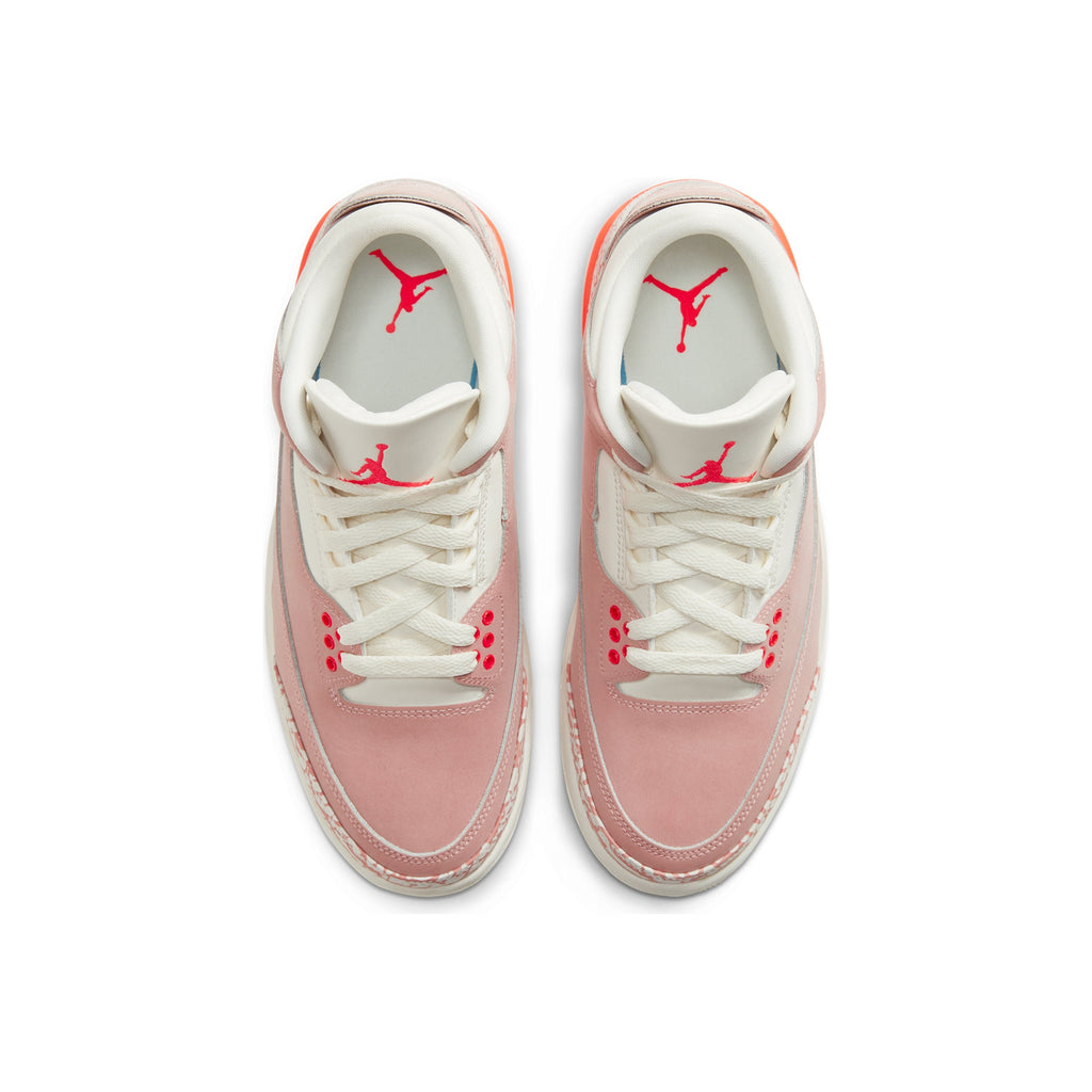 Оригінальна Womens 3 Retro Rust Pink Shoes Air jordan – збільшений вид