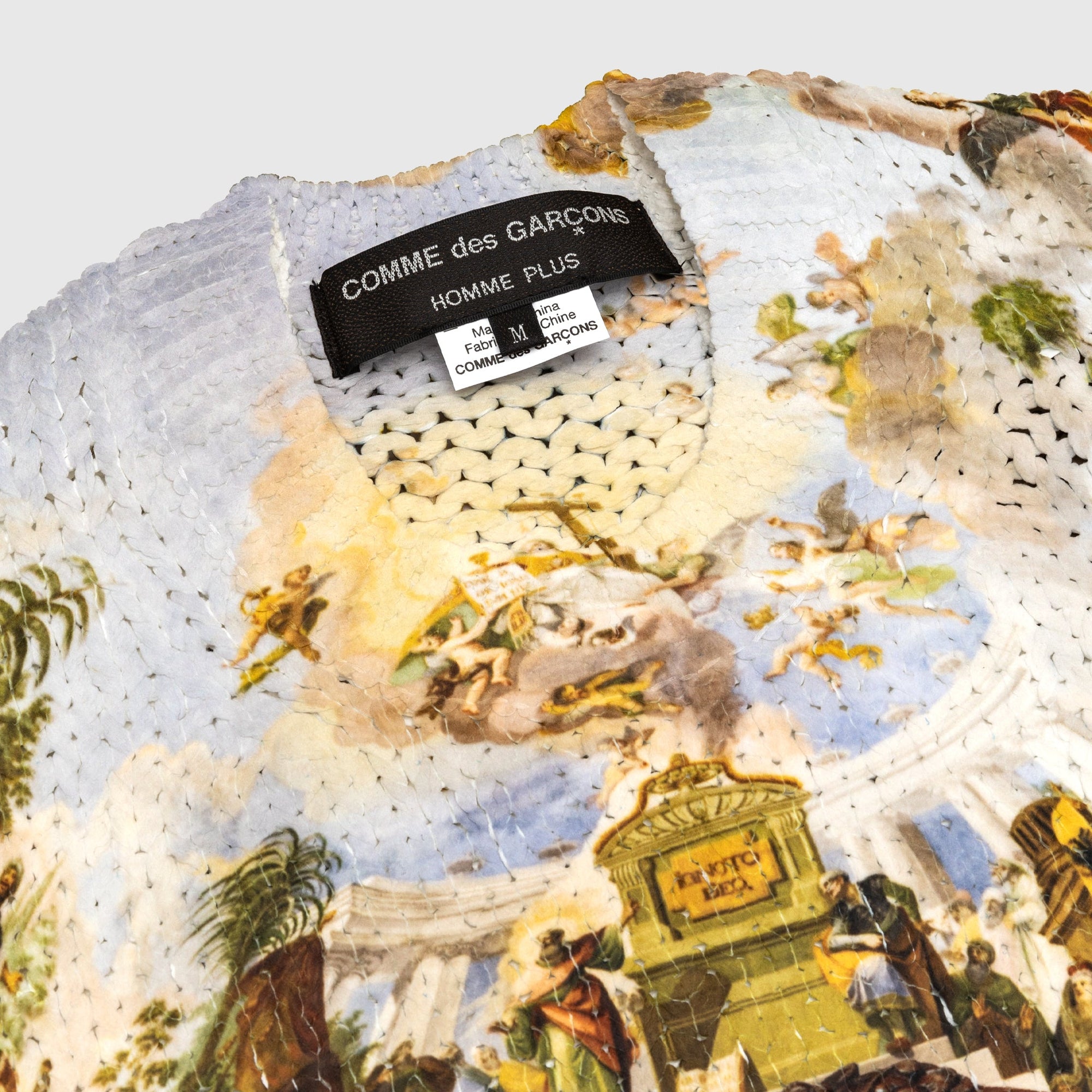 Graphic Printed Knit Sweater Comme des garcons оригінал – Купити в Україні – вид ззаду