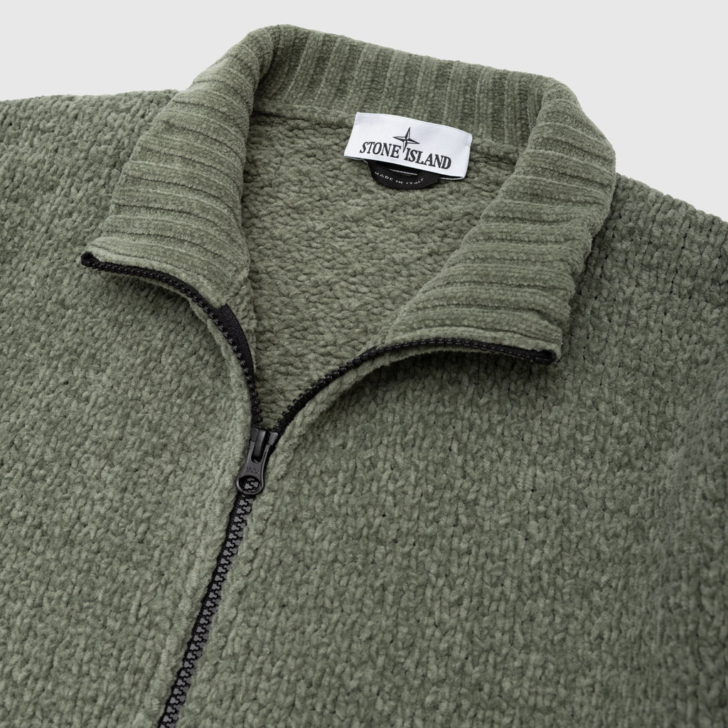 Cotton Chenille Cardigan Stone island оригінал – Купити в Україні – вид ззаду