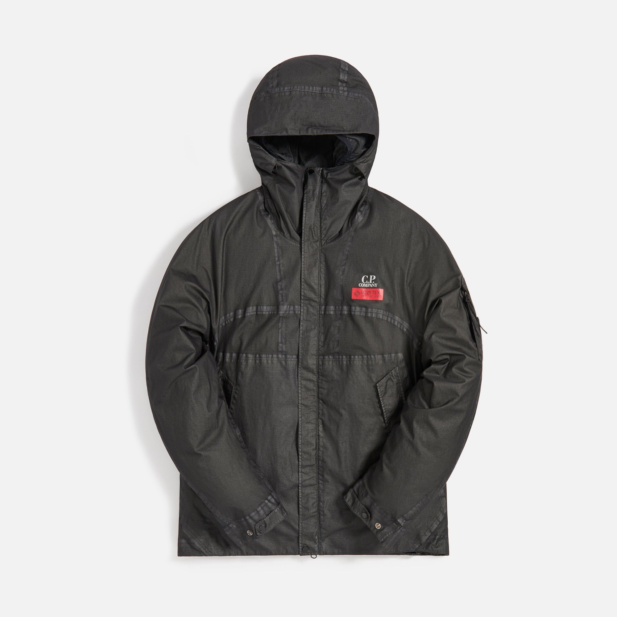 Gore G Type Hooded Down Jacket Black Cp company оригінал – Купити в Україні – боковий вид