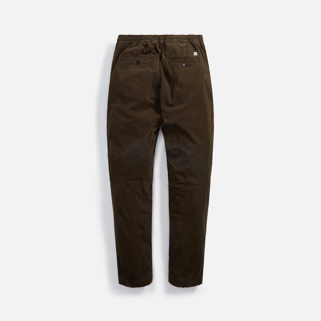 Stretch Sateen Pants Green Cp company – Гарантія оригінальності – вид ззаду