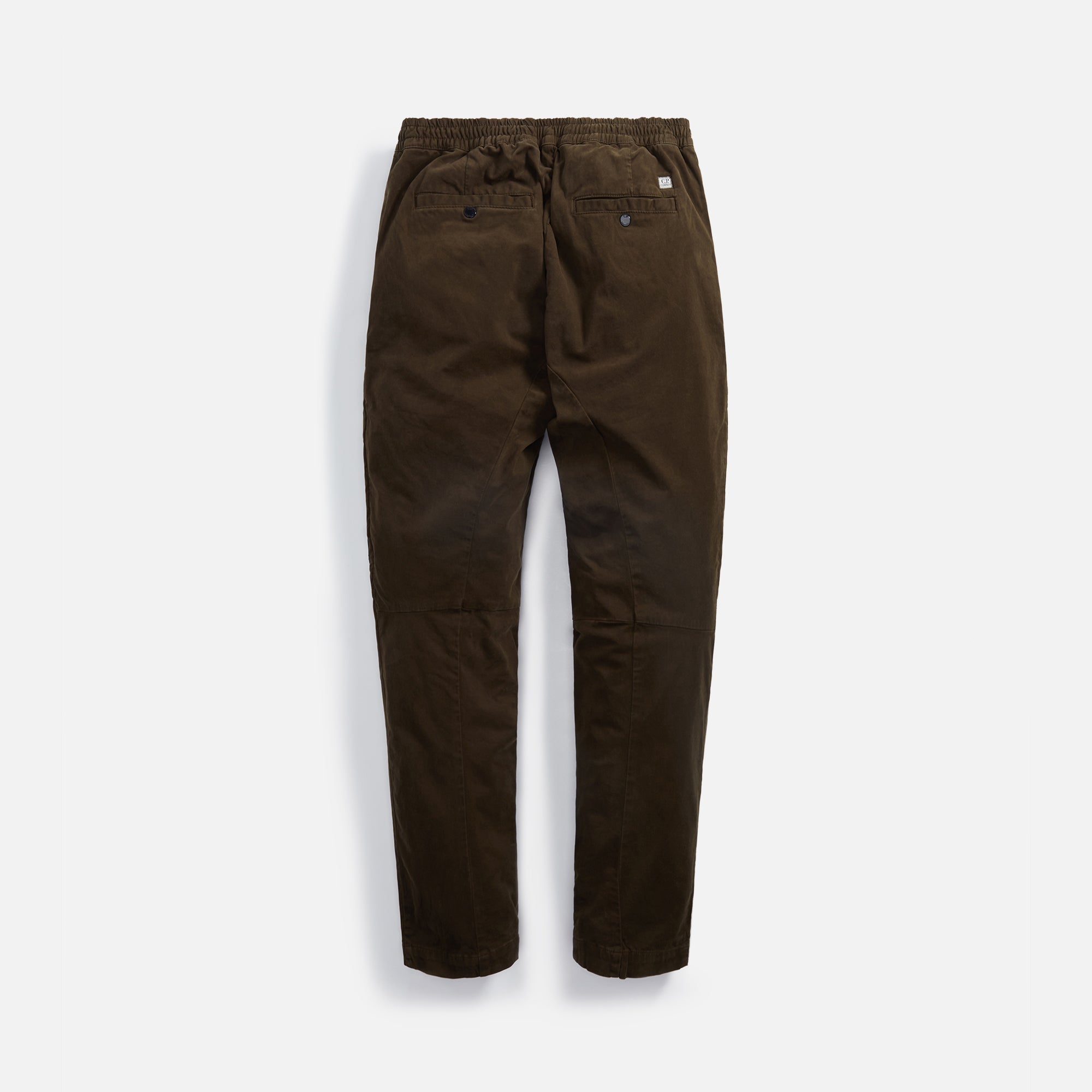Stretch Sateen Pants Green Cp company – Гарантія оригінальності – вид ззаду