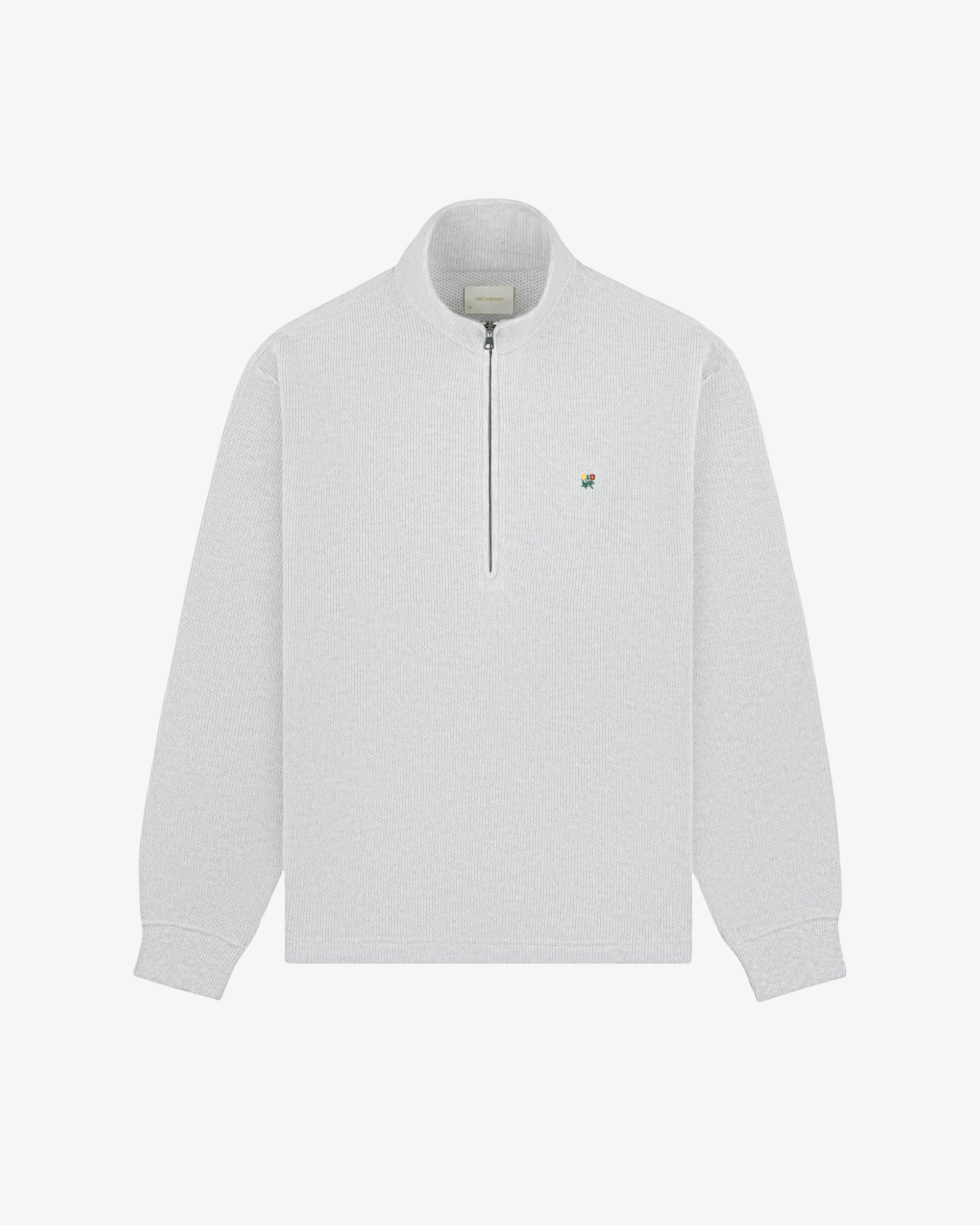 Crest Piqué Half-Zip Pullover Aime leon dore – Гарантія оригінальності – вид ззаду