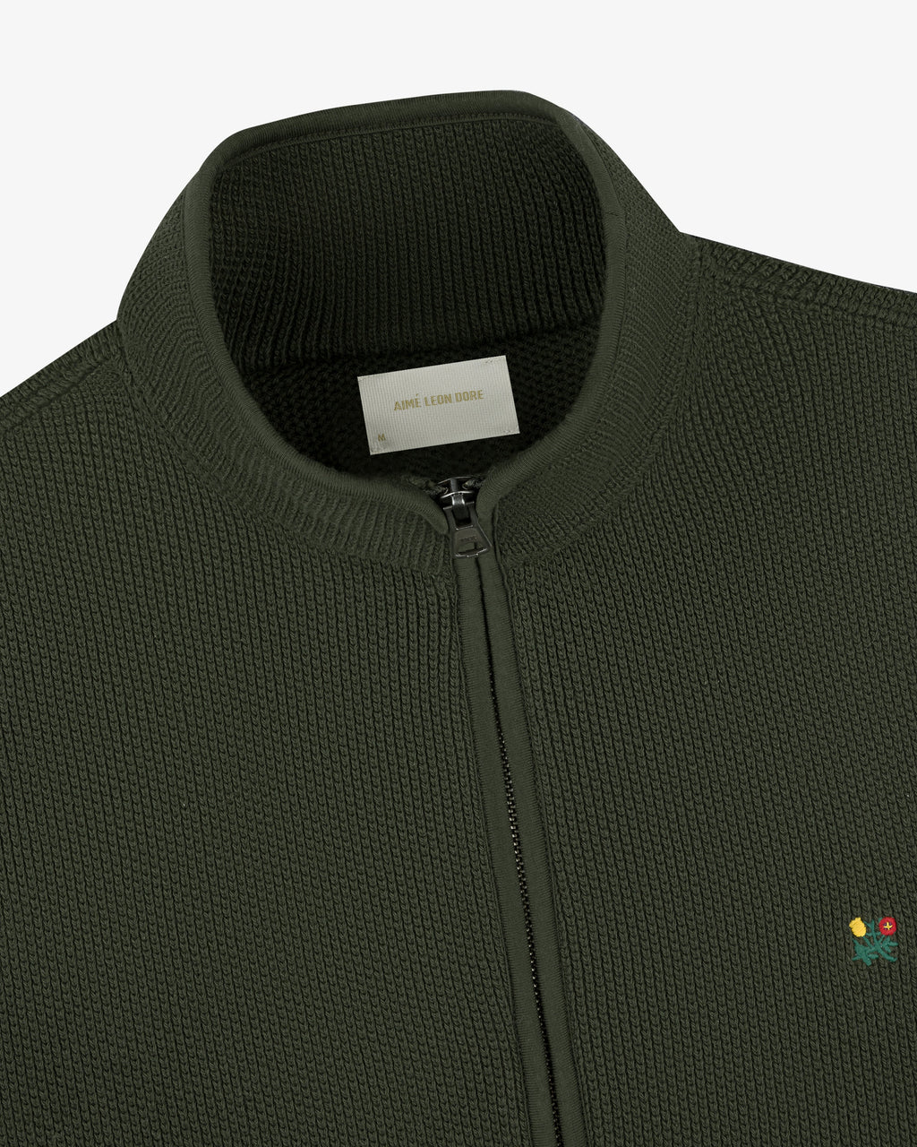 Crest Piqué Half-Zip Pullover Aime leon dore – Гарантія оригінальності – детальний вид
