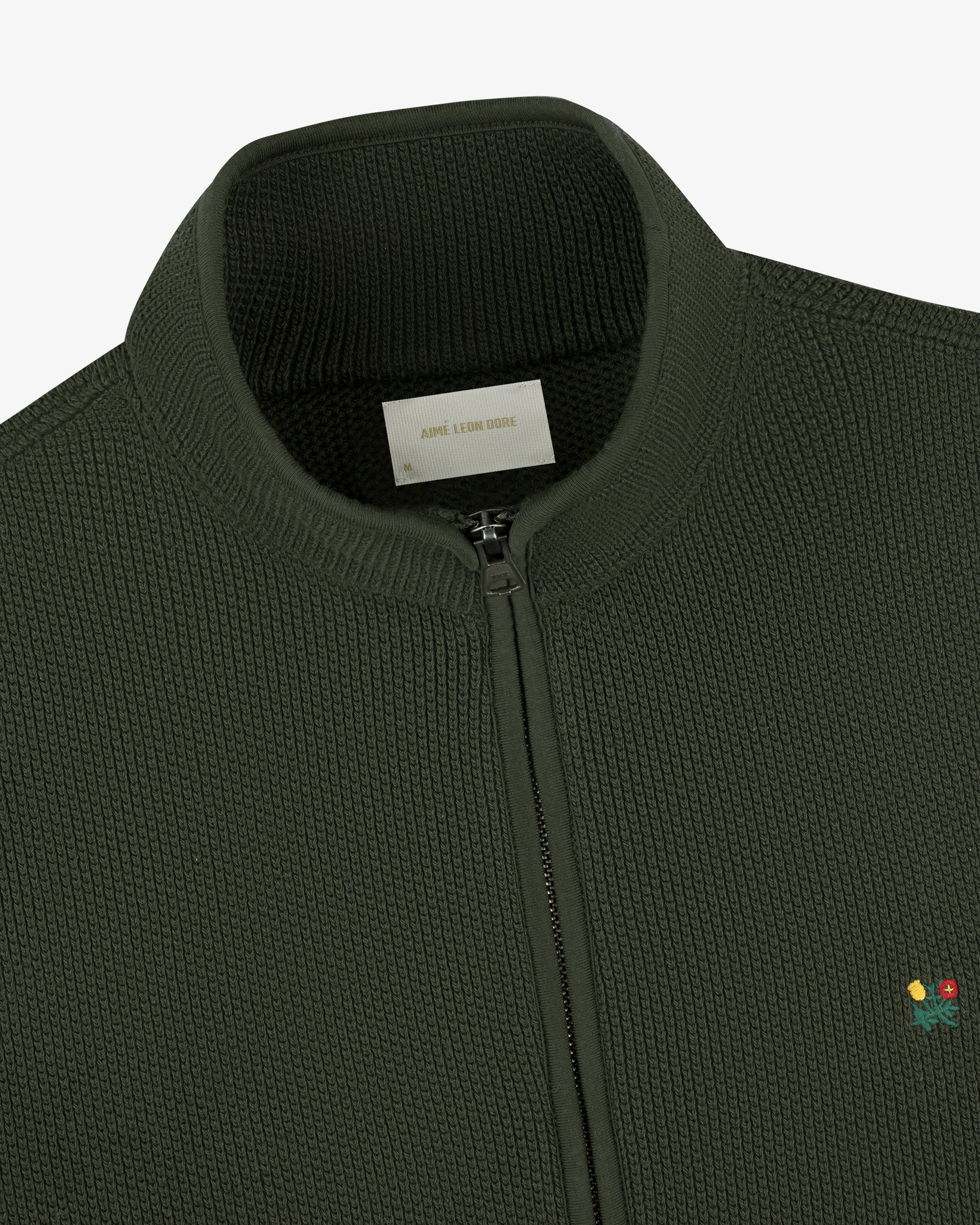 Crest Piqué Half-Zip Pullover Aime leon dore – Гарантія оригінальності – детальний вид