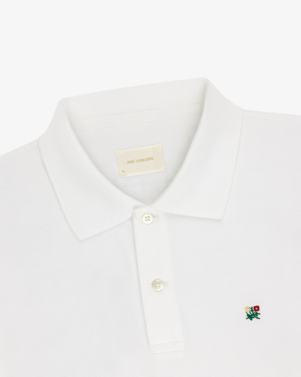 Оригінальна Long-Sleeve Crest Piqué Polo Aime leon dore – збільшений вид