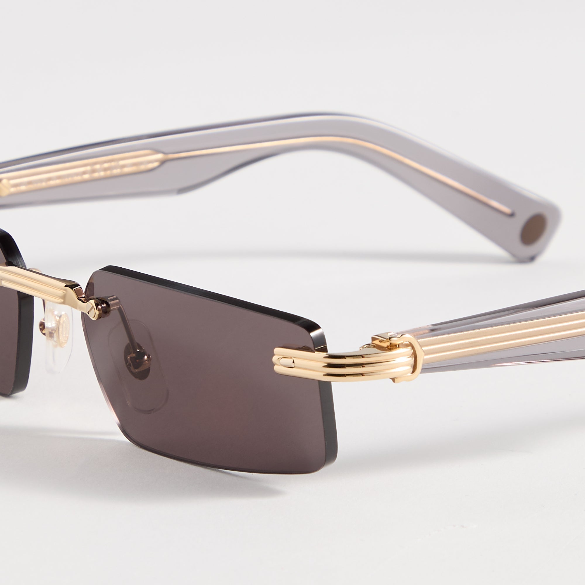 Оригінальна Rectangular Sunglasses Black Cartier – детальний вид