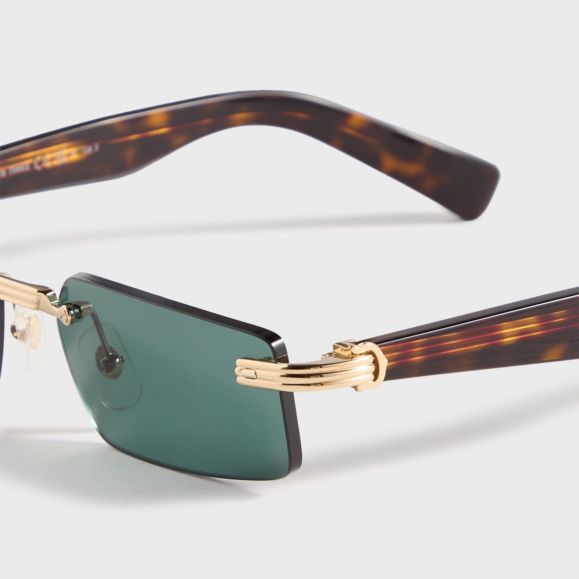 Оригінальна Rectangular Sunglasses Gold Cartier – детальний вид