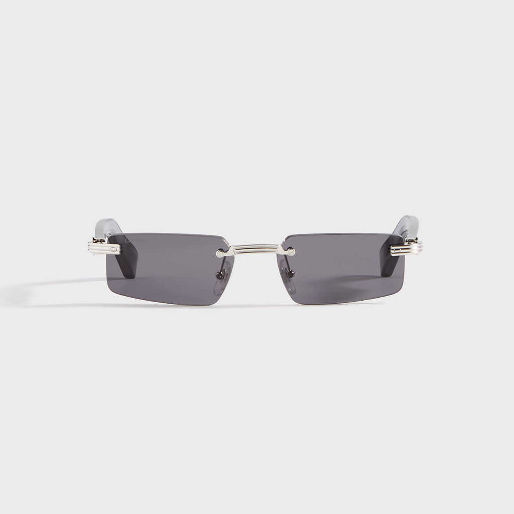 Rectangular Sunglasses Silver Cartier оригінал – Купити в Україні – боковий вид