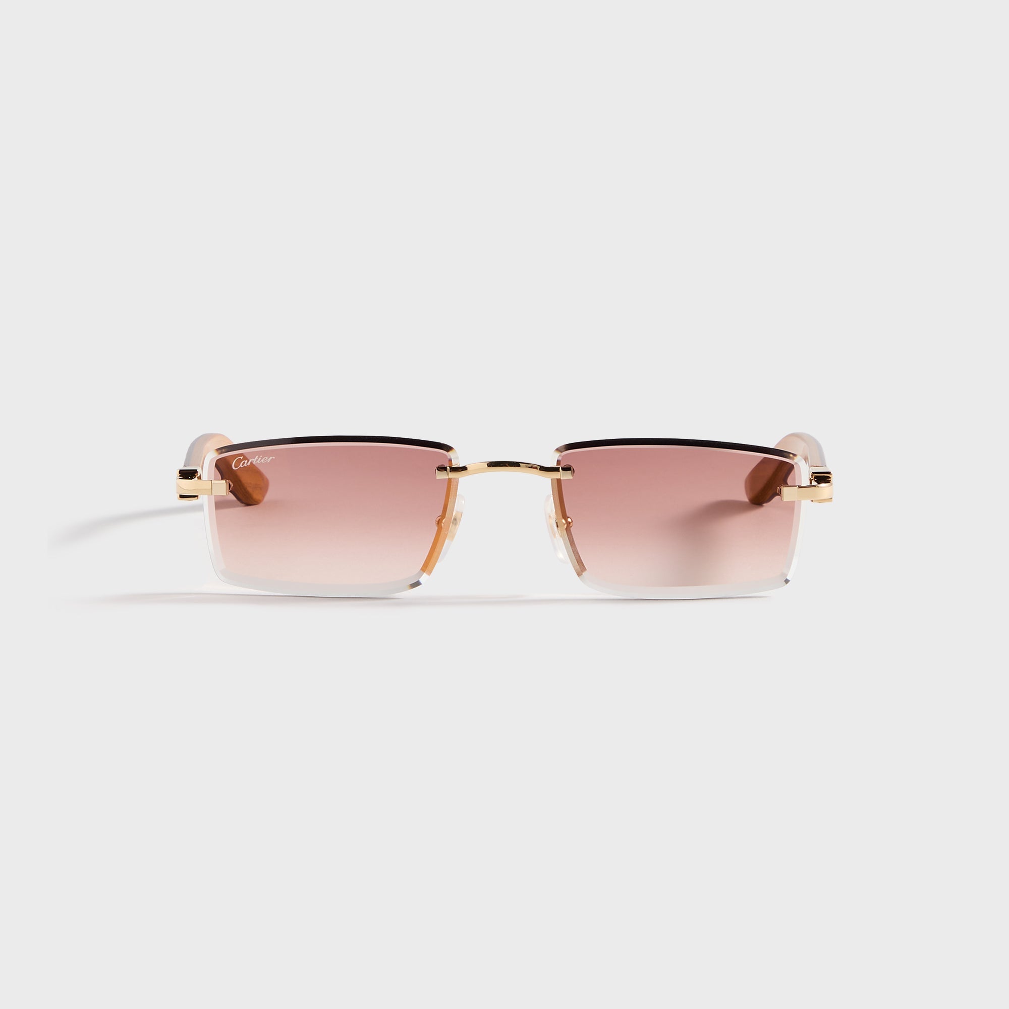 Rectangle Sunglasses Gold Cartier оригінал – Купити в Україні – боковий вид