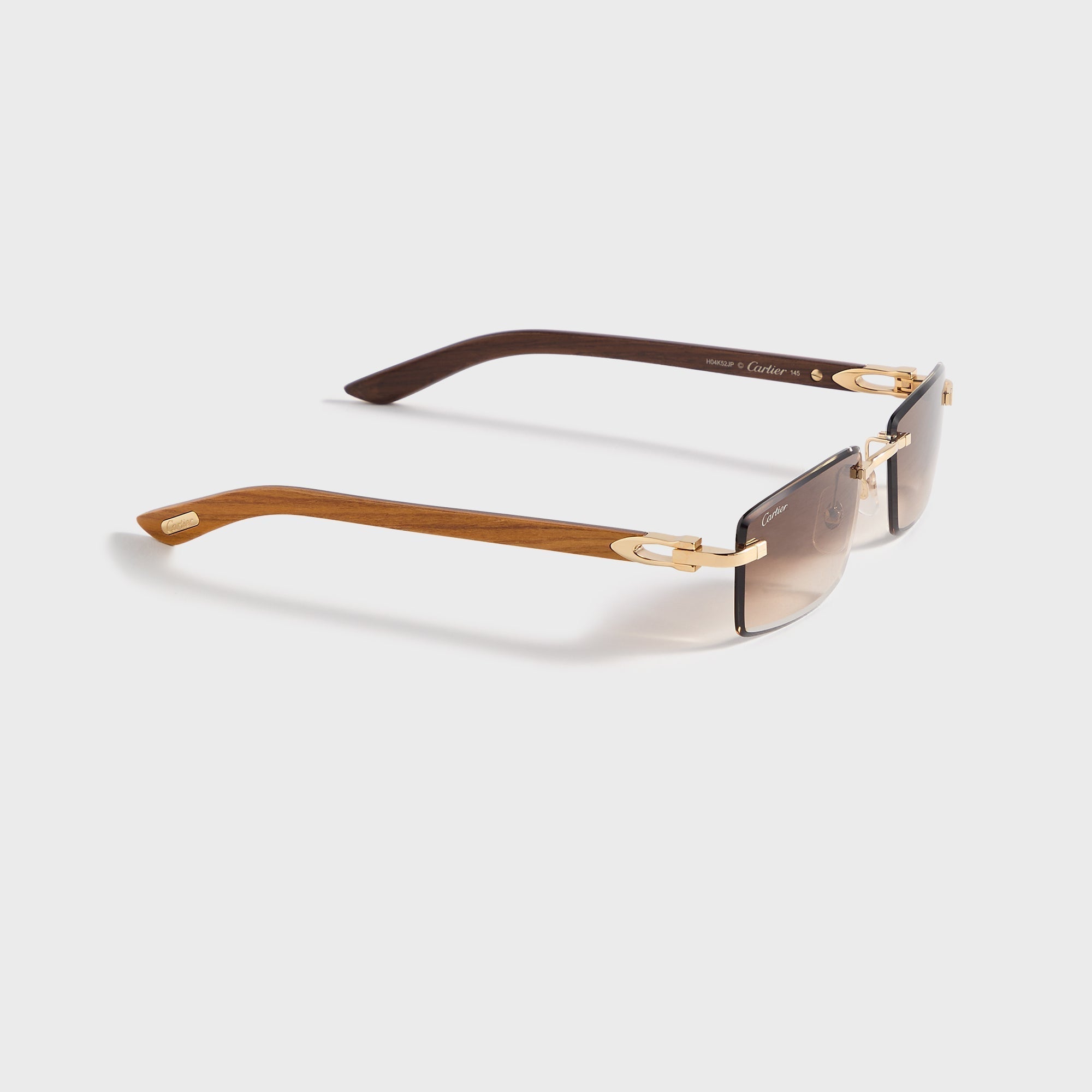 Square Sunglasses Gold Cartier – Гарантія оригінальності – детальний вид