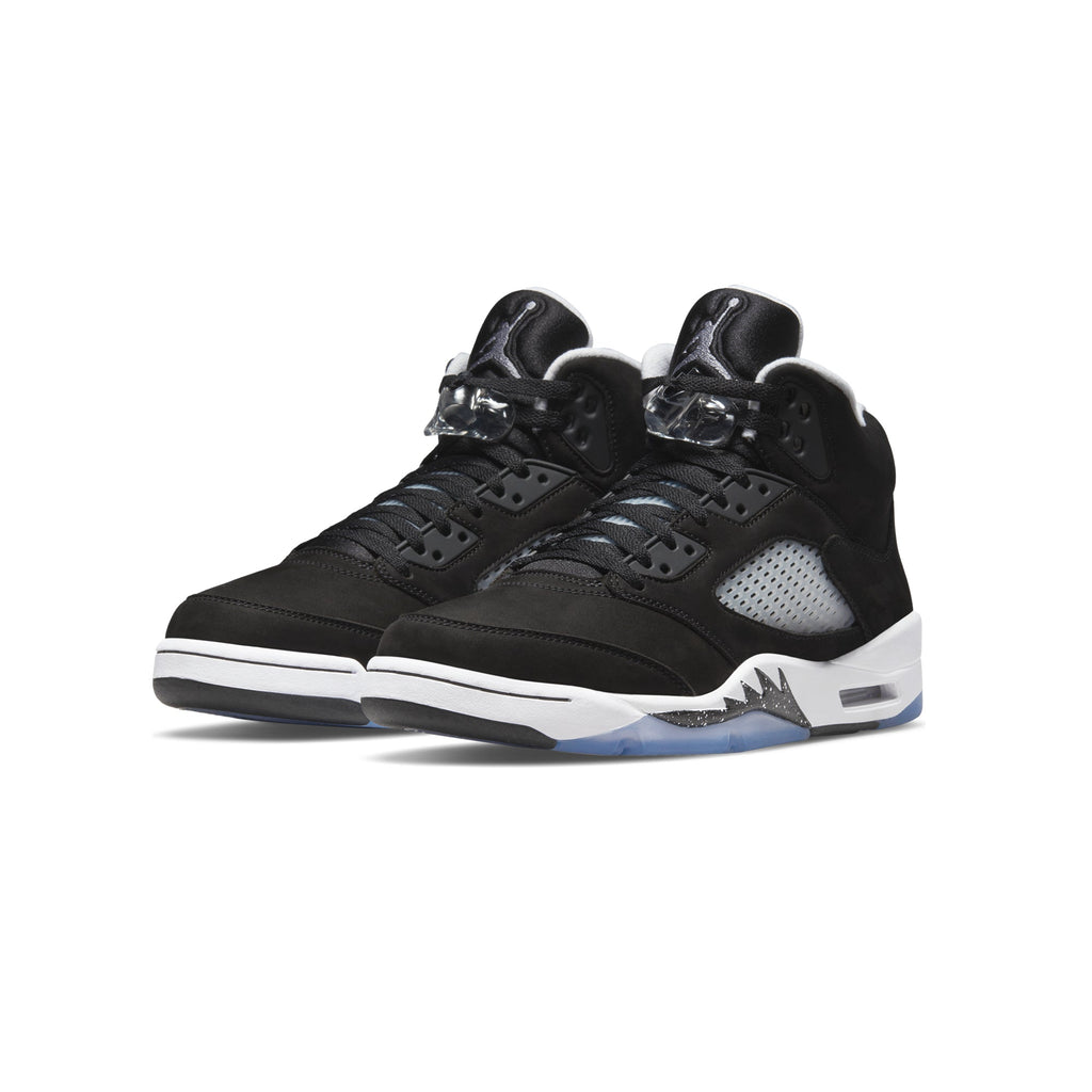 Mens 5 Retro Shoes Black Air jordan оригінал – Купити в Україні – вид ззаду