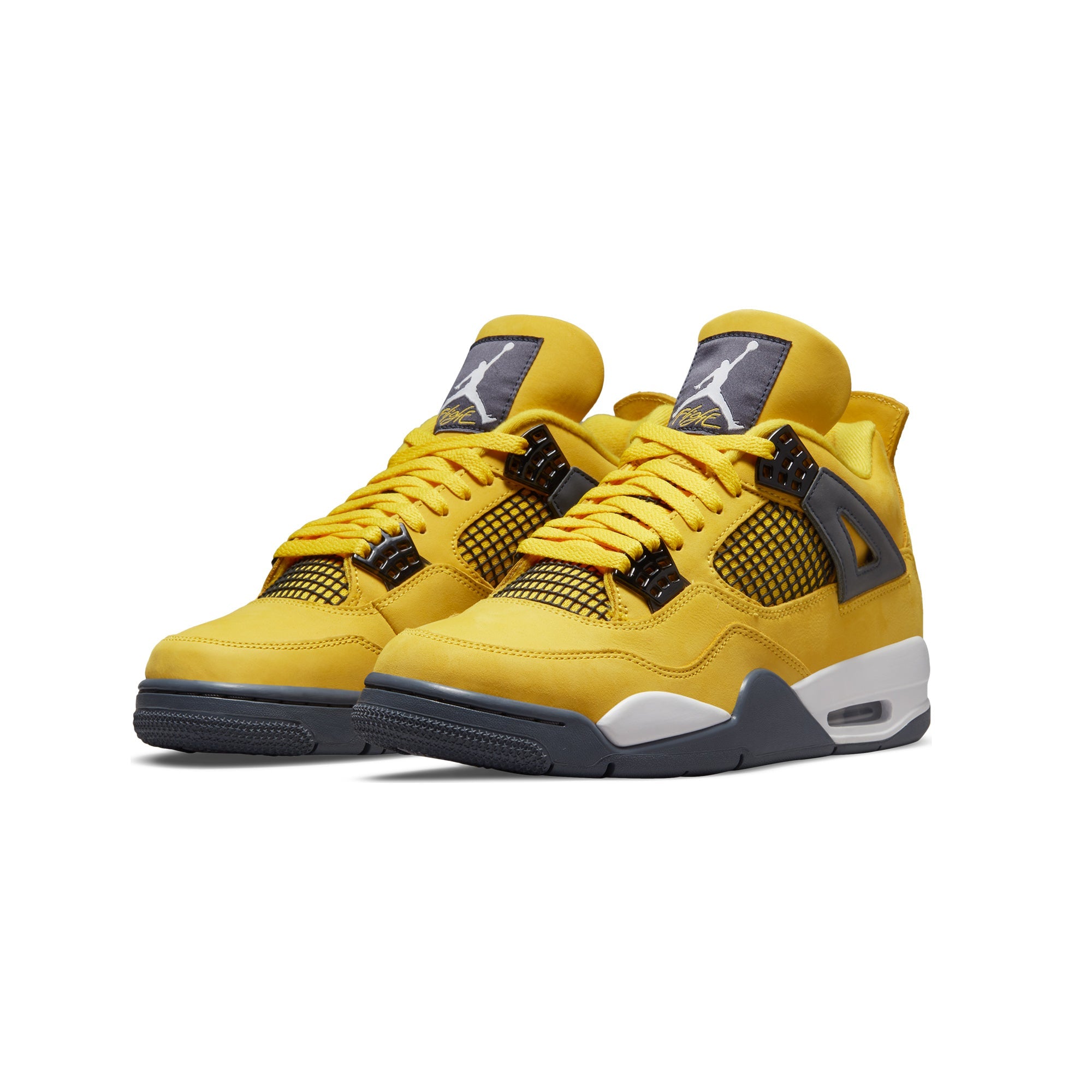 Mens 4 Retro Tour Yellow Shoes Air jordan оригінал – Купити в Україні – вид ззаду
