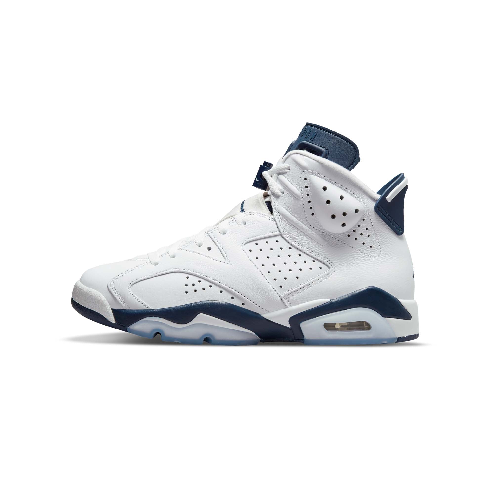 6 Mens Retro Shoe White Air jordan оригінал – Купити в Україні – боковий вид