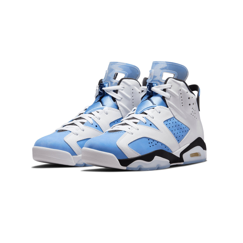 Mens 6 Retro University Blue Shoes Air jordan – Гарантія оригінальності – вид ззаду