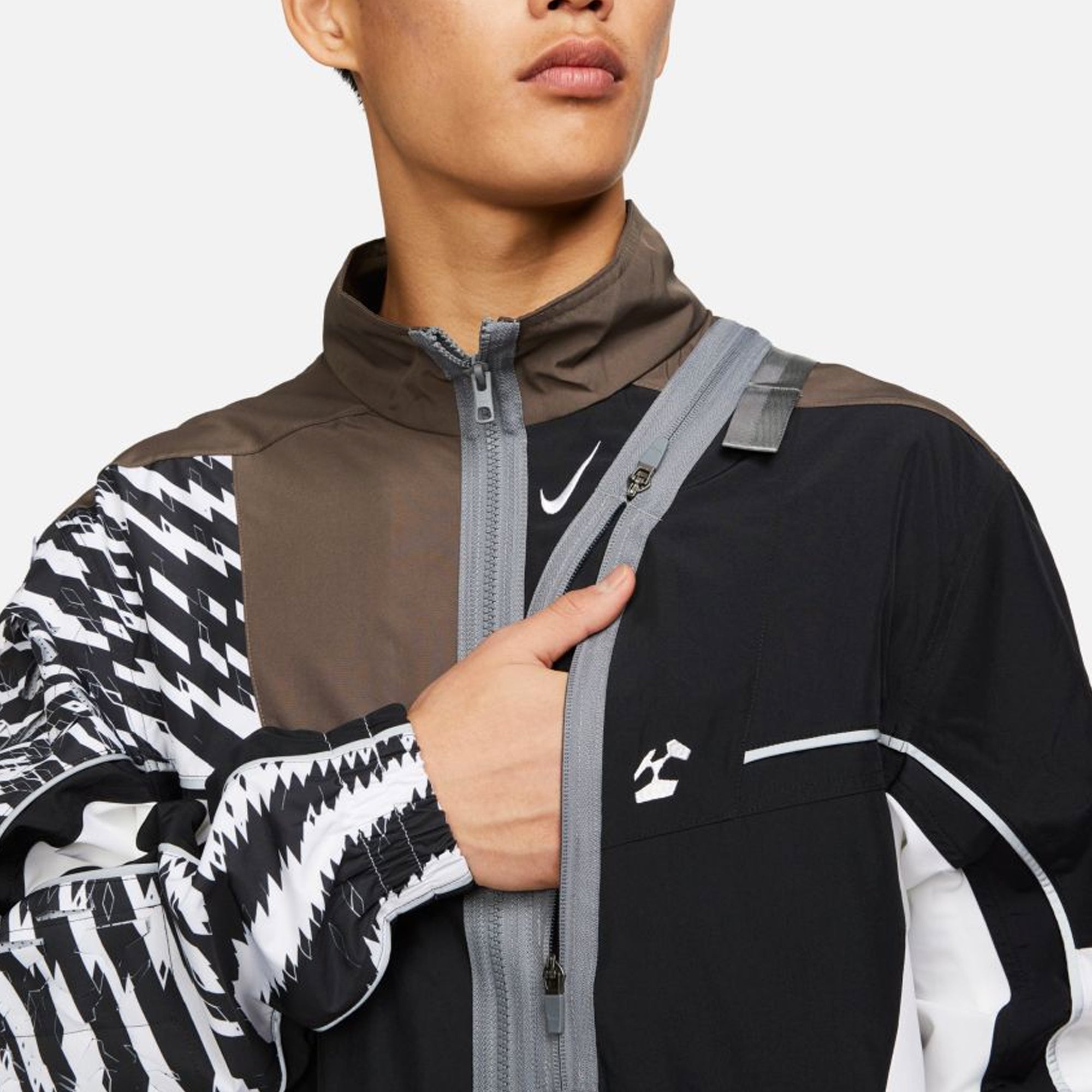 Mens Nrg Woven Jacket White Nike – Гарантія оригінальності – збільшений вид - NIKE