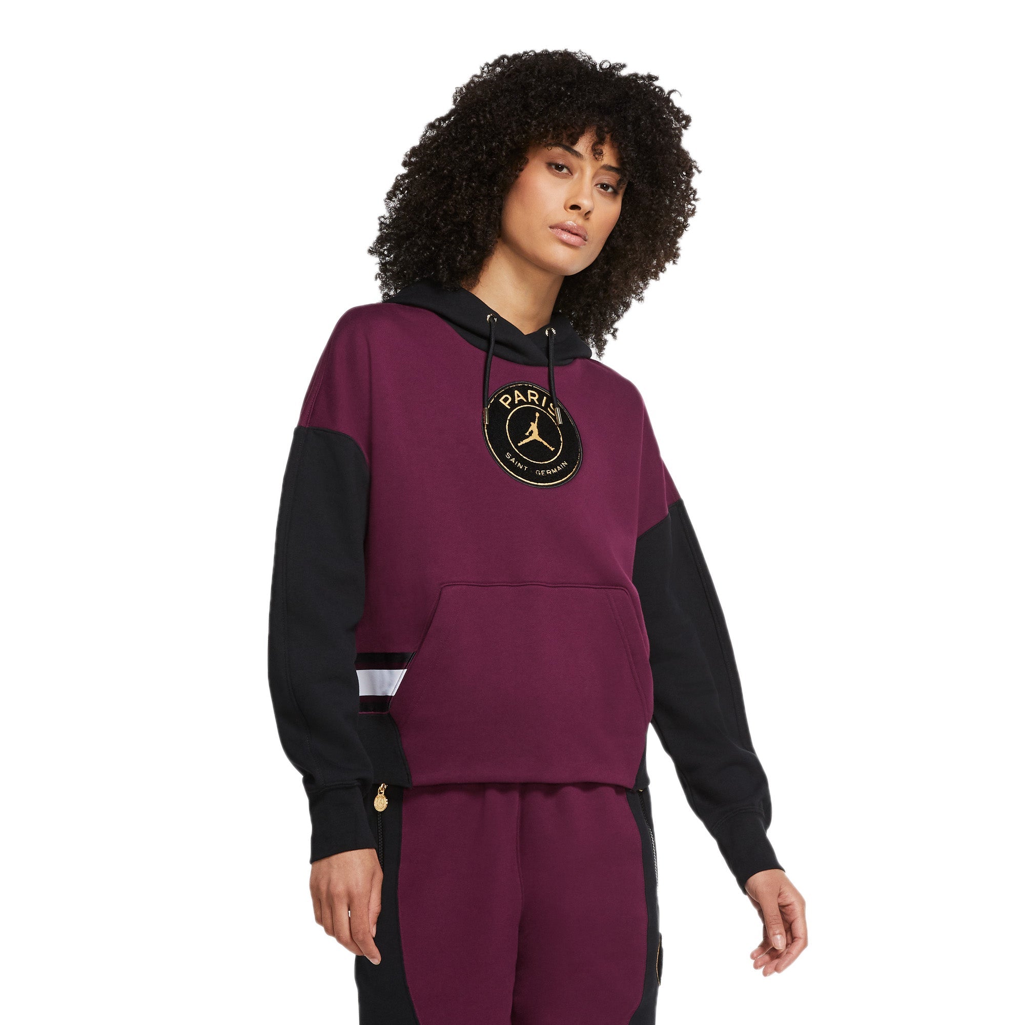 Womens Paris Saint Germain Hoodie Air jordan – Гарантія оригінальності – боковий вид