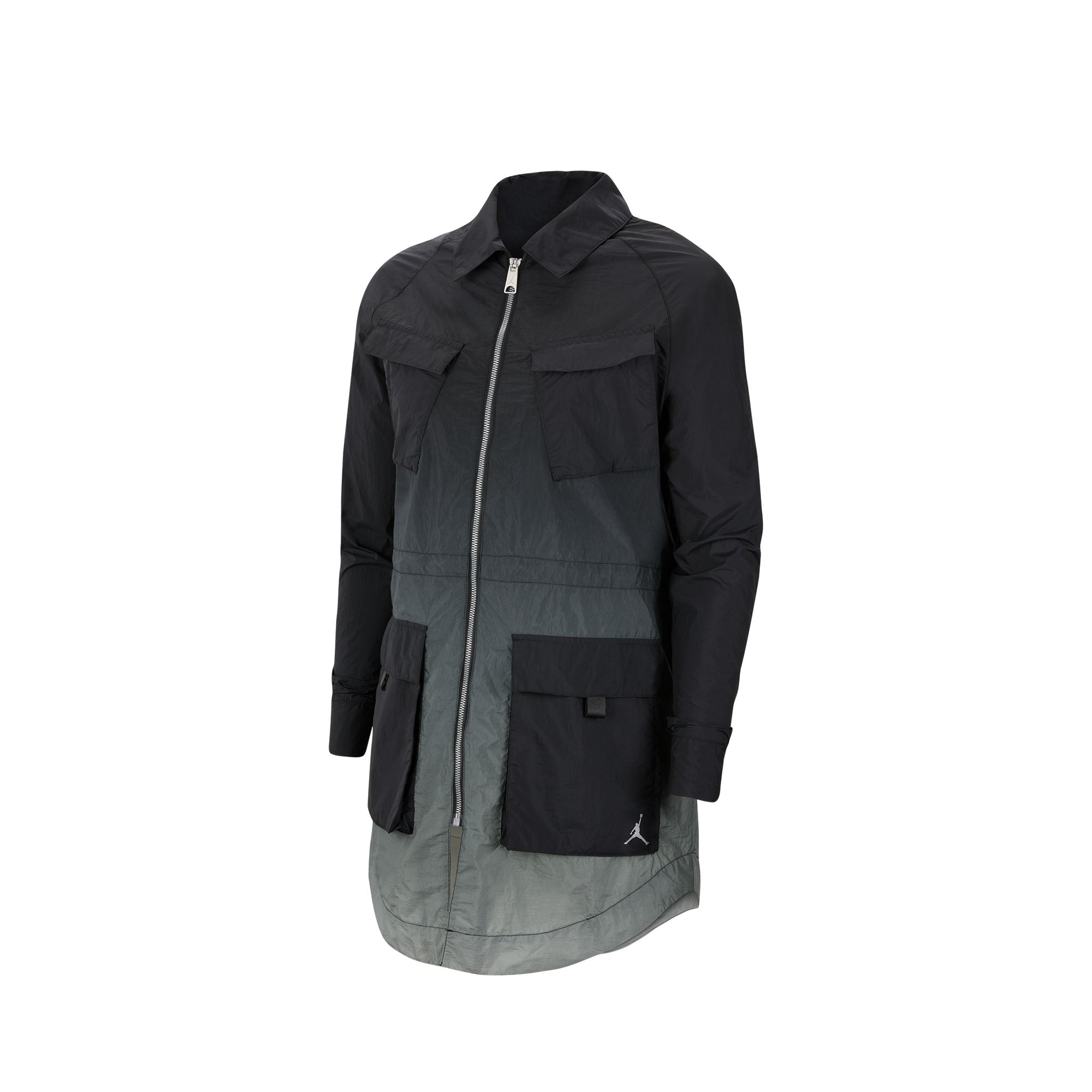 Оригінальна Womens Black Windbreaker Jacket Air jordan – боковий вид