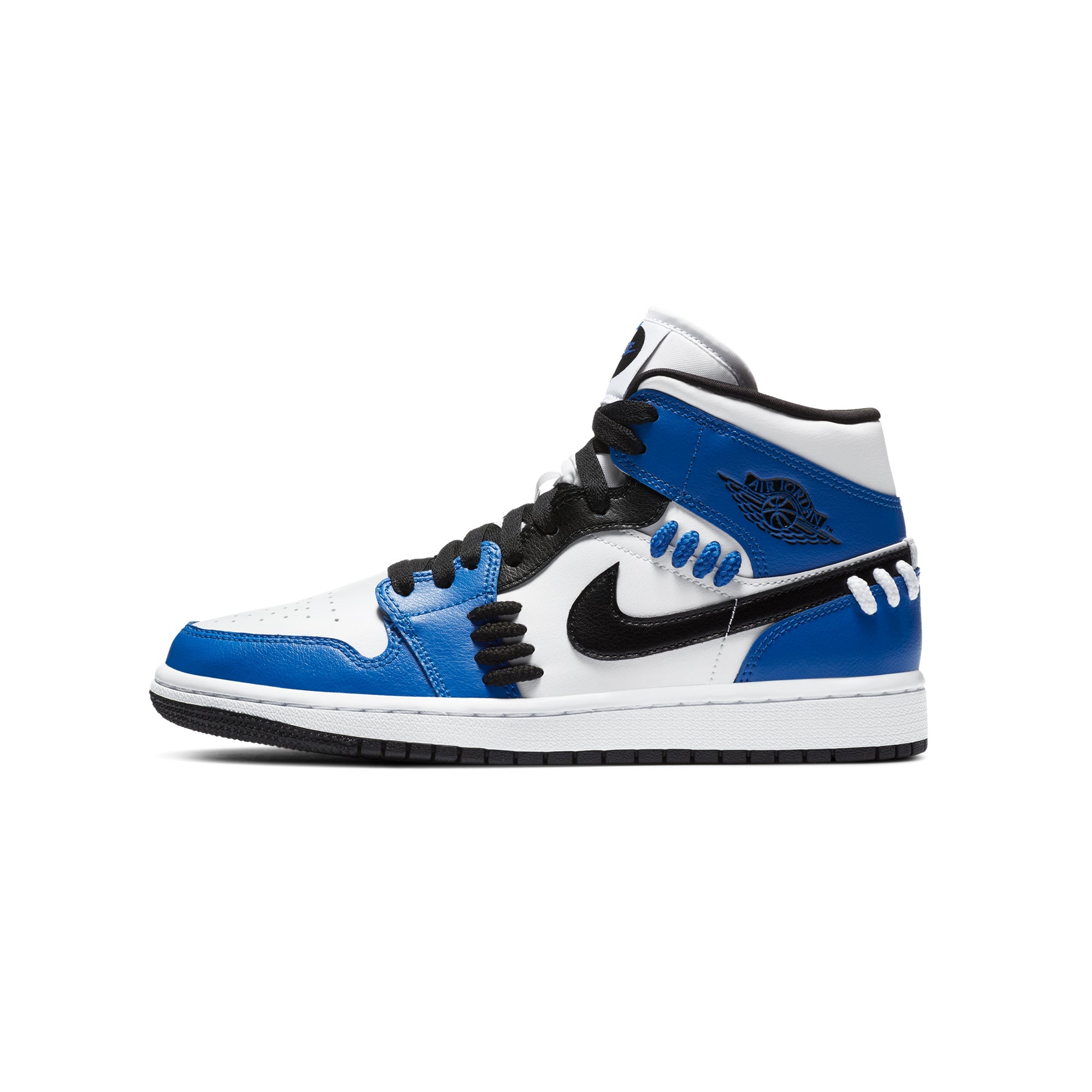 Womens 1 MID Se Sisterhood Shoes Air jordan – Гарантія оригінальності – боковий вид