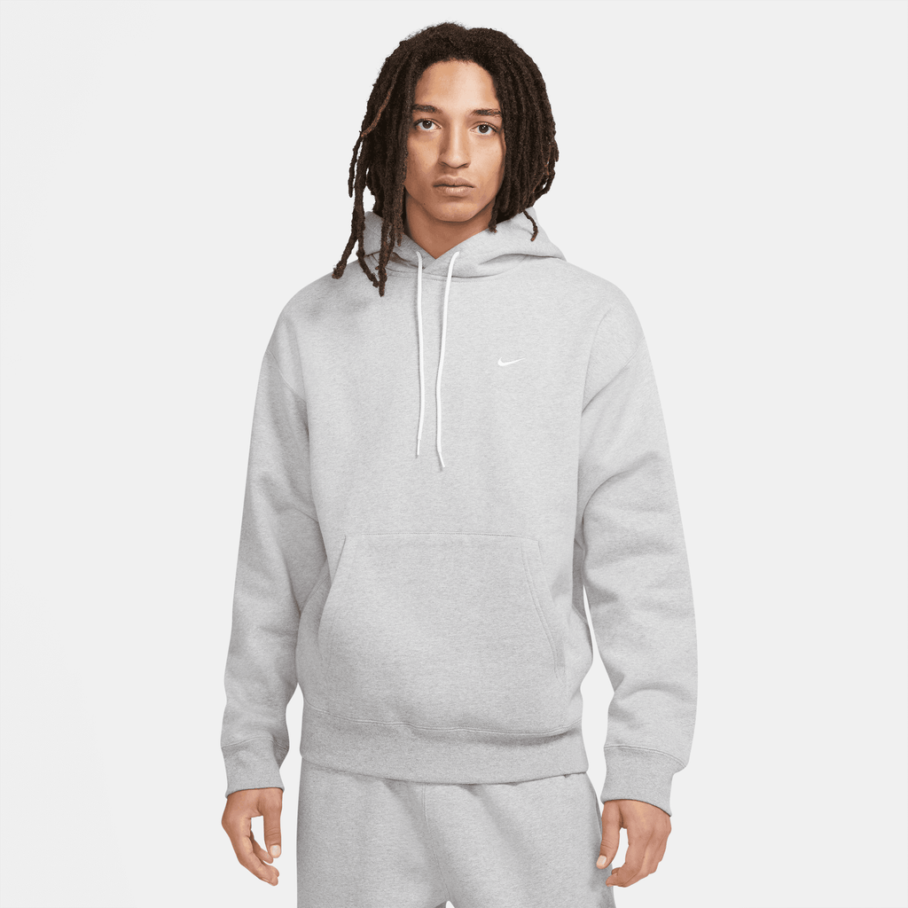 Mens Solo Swoosh Fleece Hoodie Nike – Гарантія оригінальності – вид ззаду