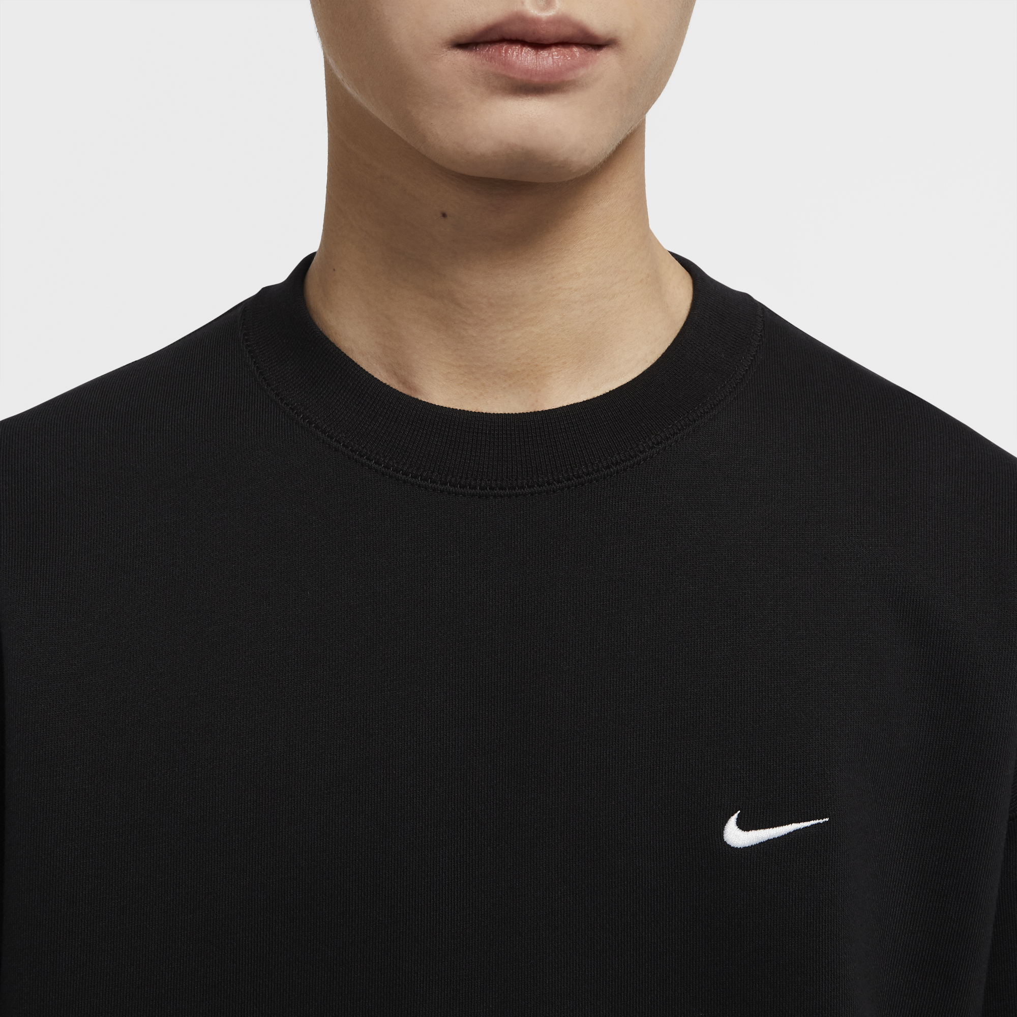 Mens Solo Swoosh Fleece Crew Nike оригінал – Купити в Україні – збільшений вид - NIKE