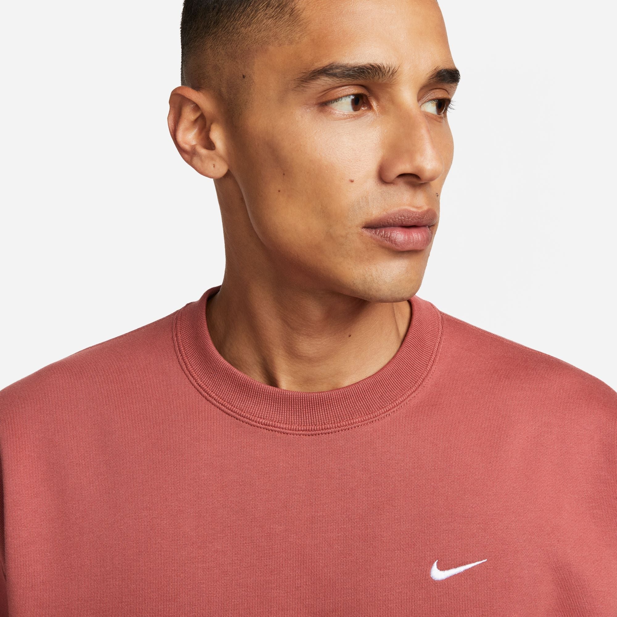 Mens Solo Swoosh Fleece Crew Nike оригінал – Купити в Україні – збільшений вид - NIKE