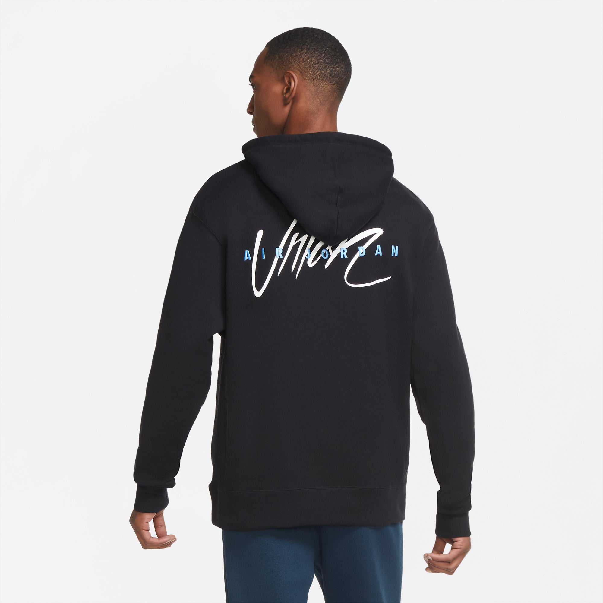Оригінальна X Union Mens Fleece Hoodie Air jordan – вид ззаду