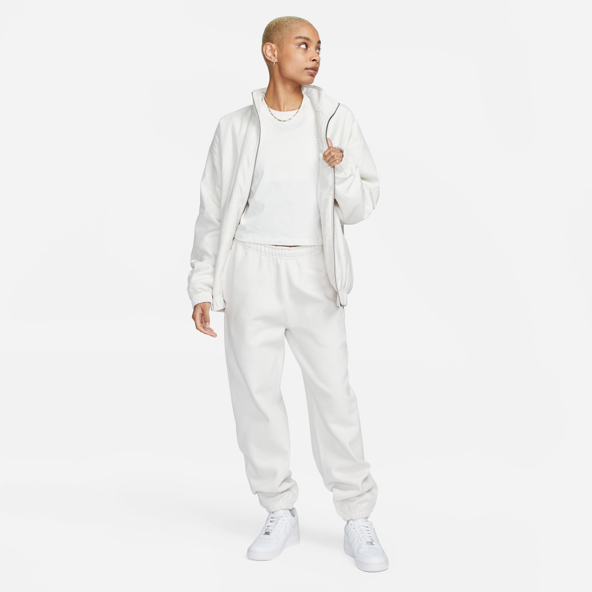 Womens Solo Swoosh Fleece Pants Nike – Гарантія оригінальності – вид ззаду