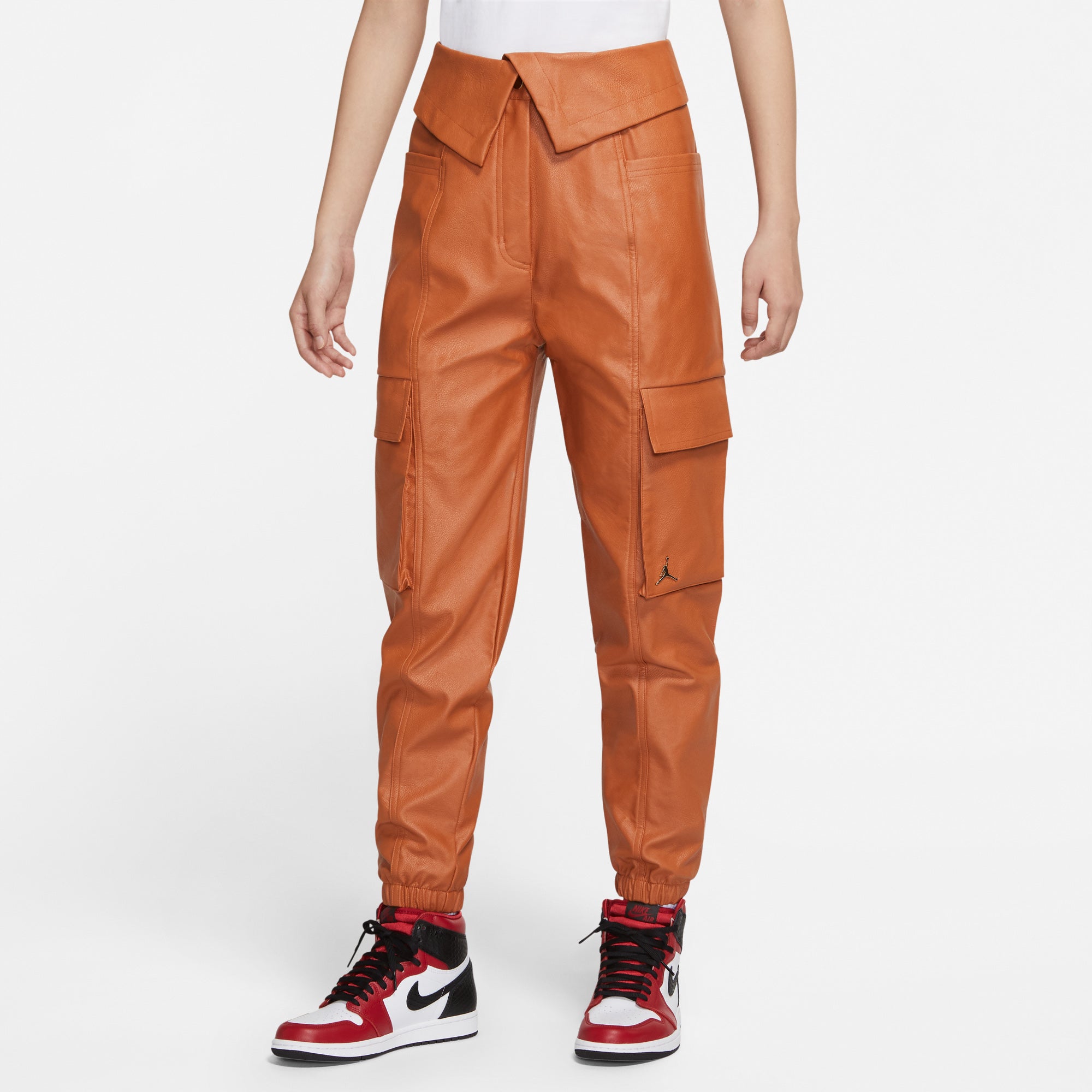 Оригінальна Court To Runway Leather Utility Pants Air jordan – вид ззаду