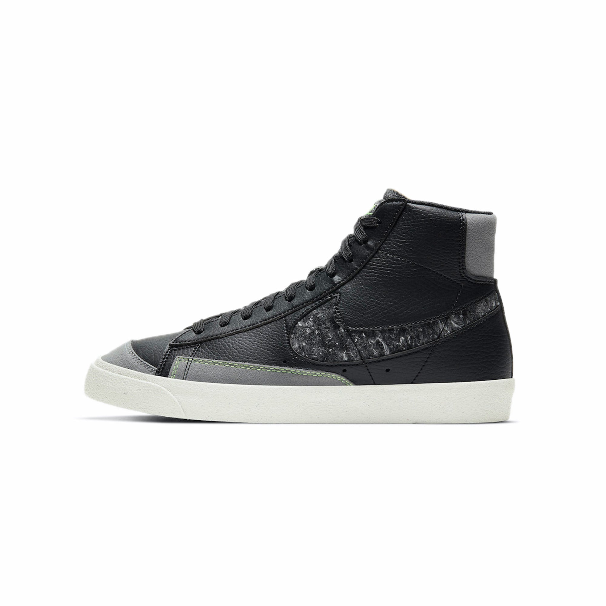 Men Blazer MID 77 Vintage Black Smoke Grey Shoes Nike оригінал – Купити в Україні – боковий вид