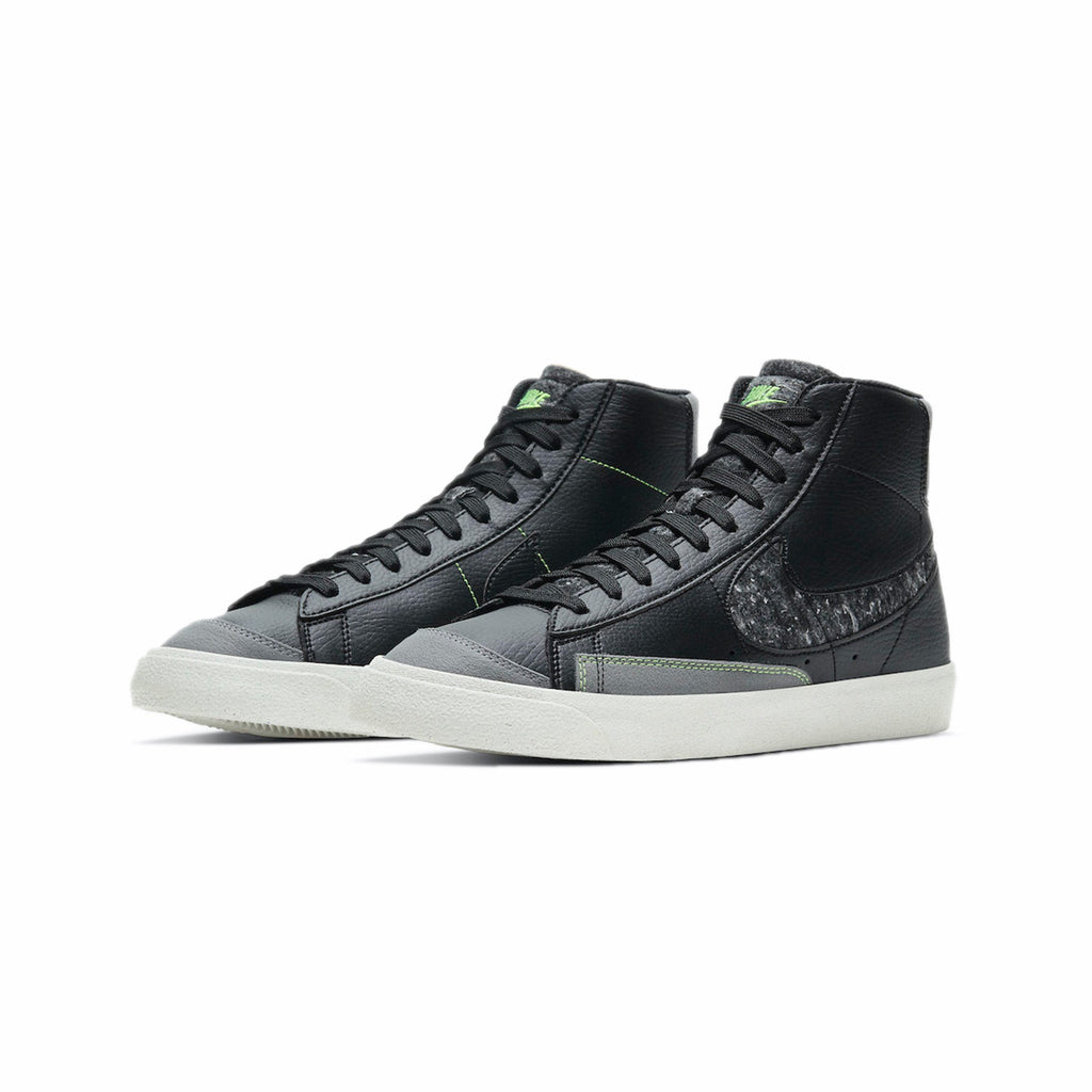 Men Blazer MID 77 Vintage Black Smoke Grey Shoes Nike оригінал – Купити в Україні – вид ззаду