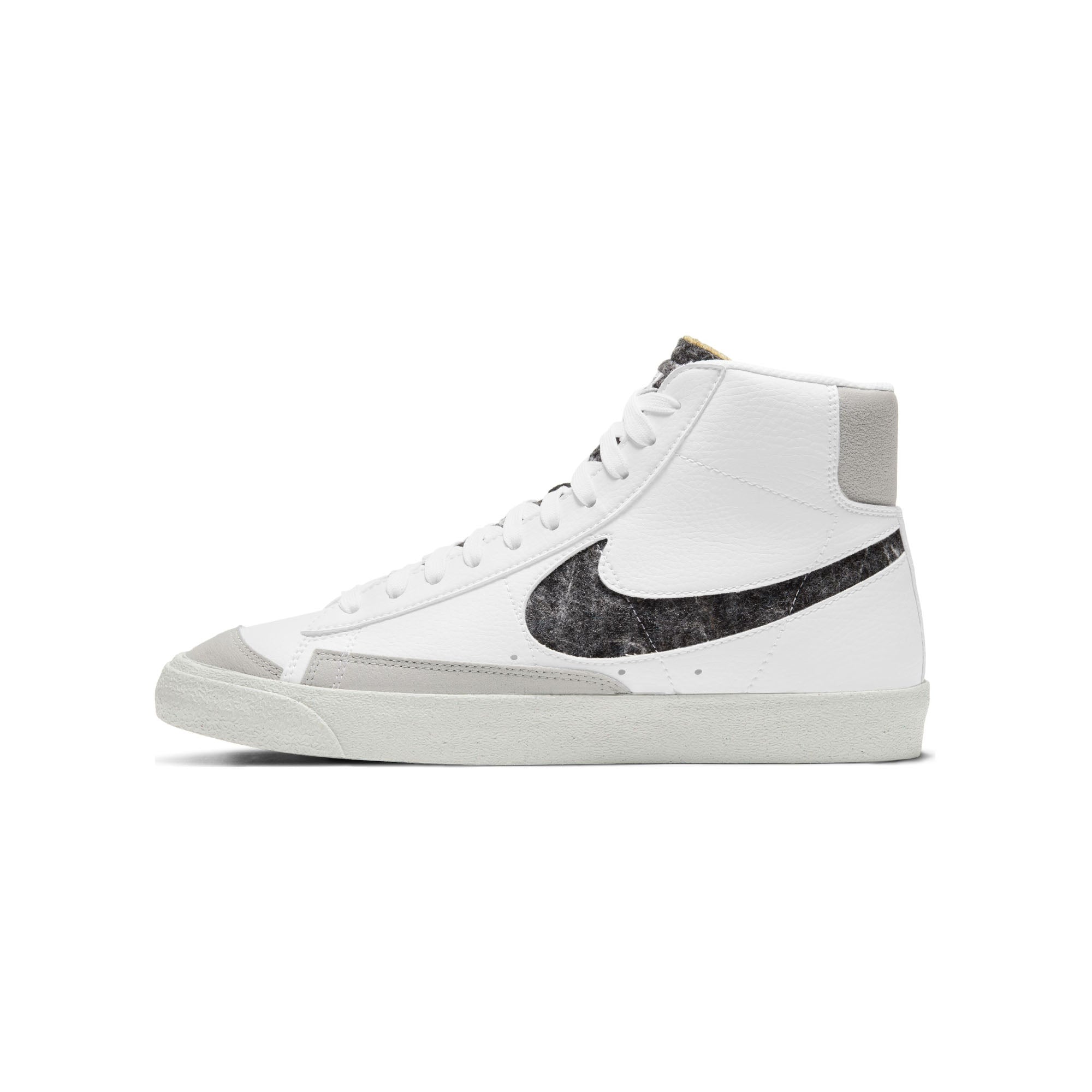Men Blazer MID 77 Vintage White Smoke Grey Shoes Nike – Гарантія оригінальності – боковий вид