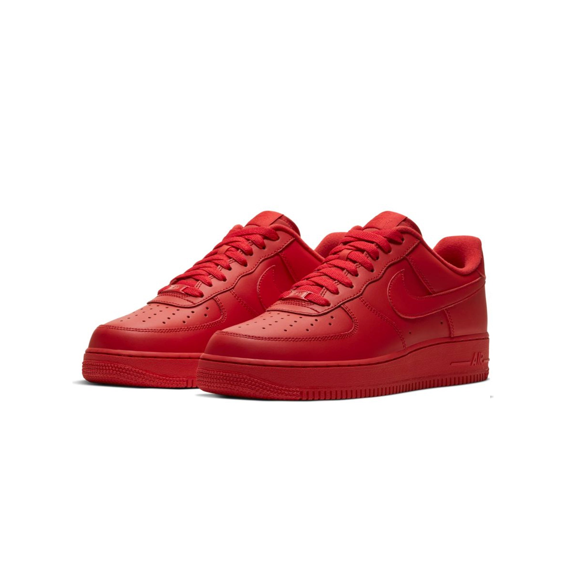 Оригінальна Mens Air Force 1 07 Lv8 1 Shoes University Red Nike – вид ззаду
